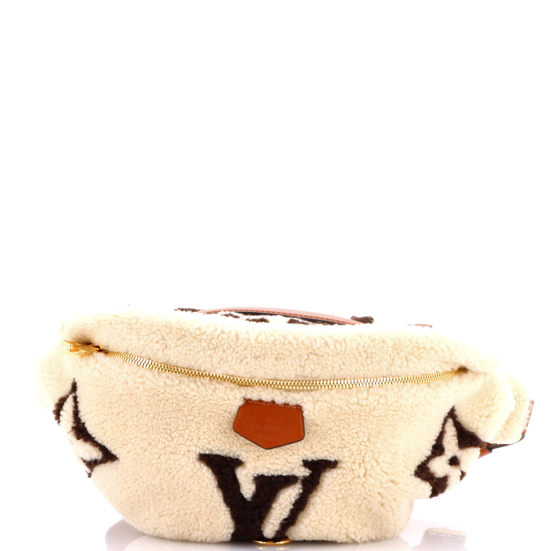 Bum Bag Monogram Giant Teddy Fleece