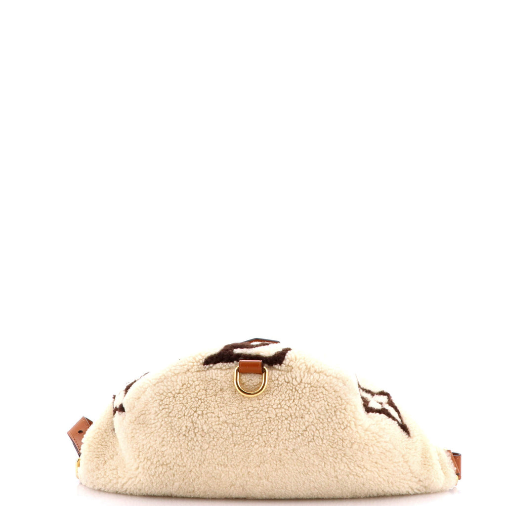 Bum Bag Monogram Giant Teddy Fleece