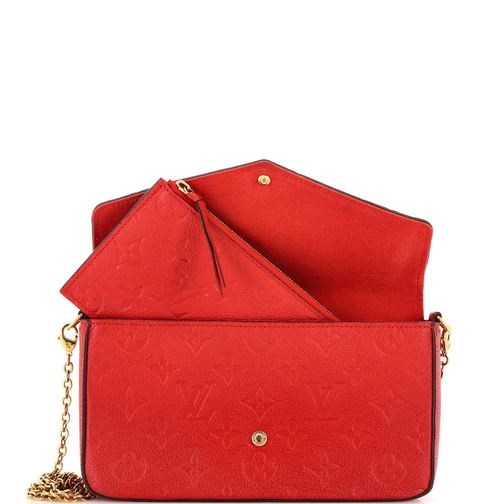 Felicie Pochette Monogram Empreinte Leather