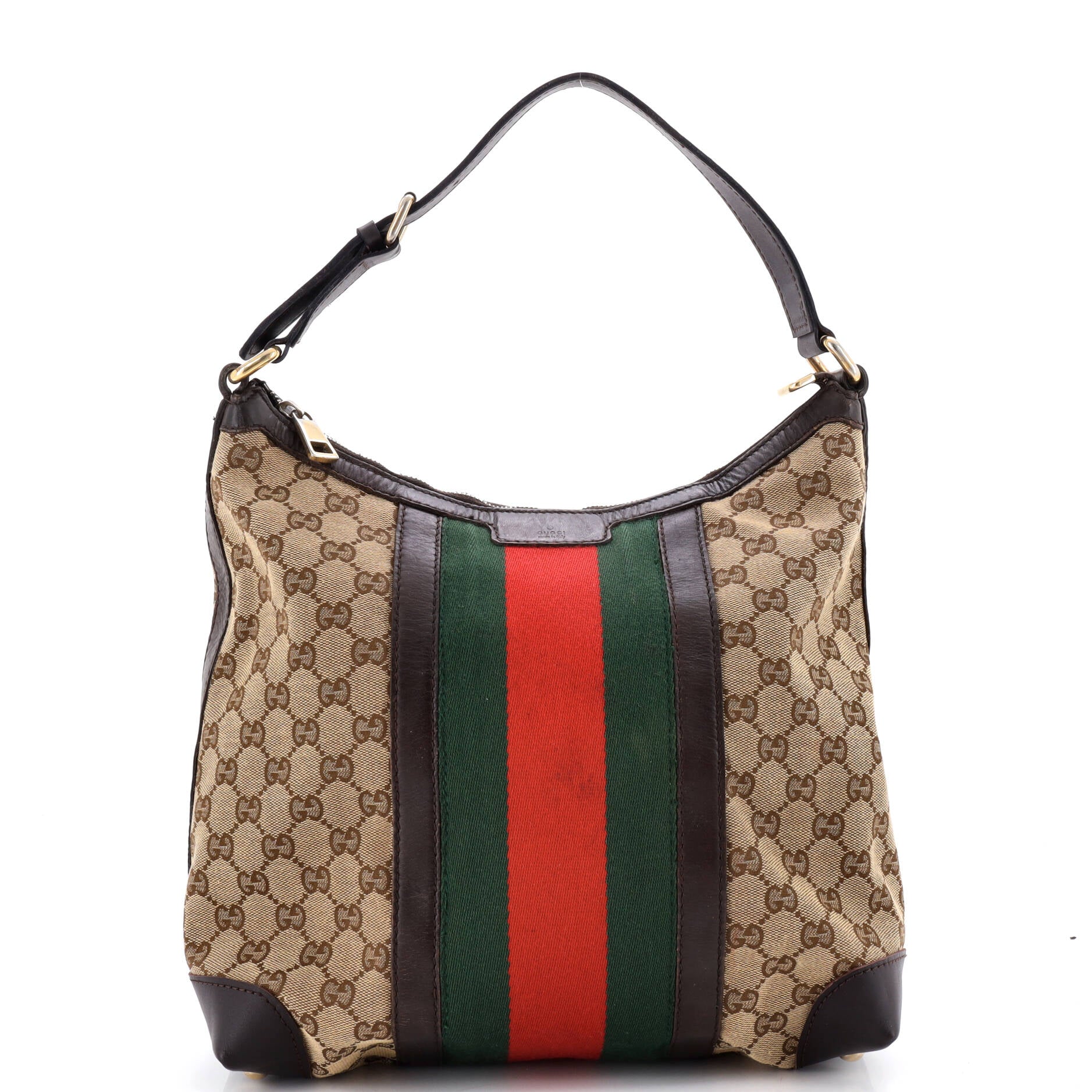 Vintage Web Hobo GG Canvas Medium