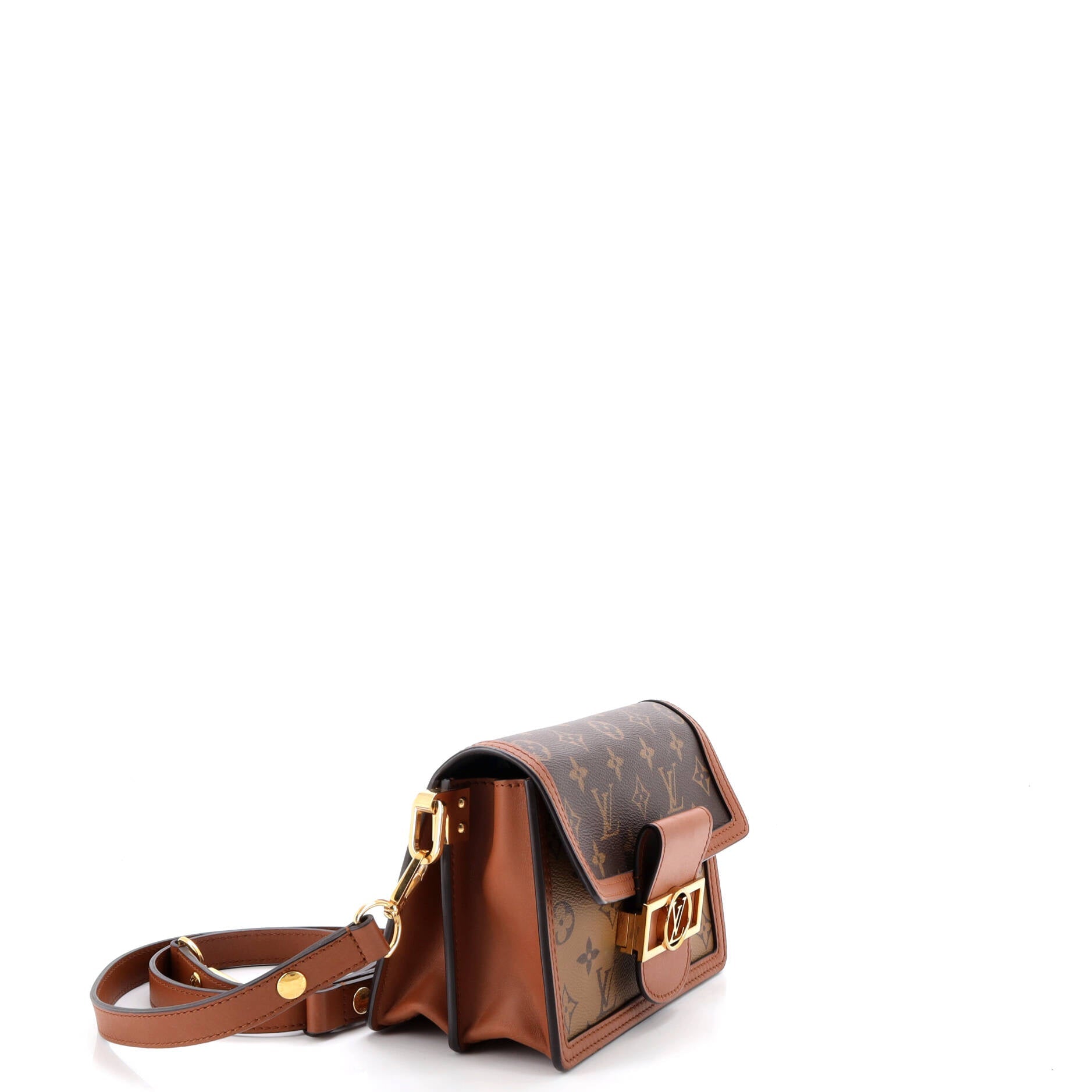 Dauphine Shoulder Bag Reverse Monogram Canvas Mini