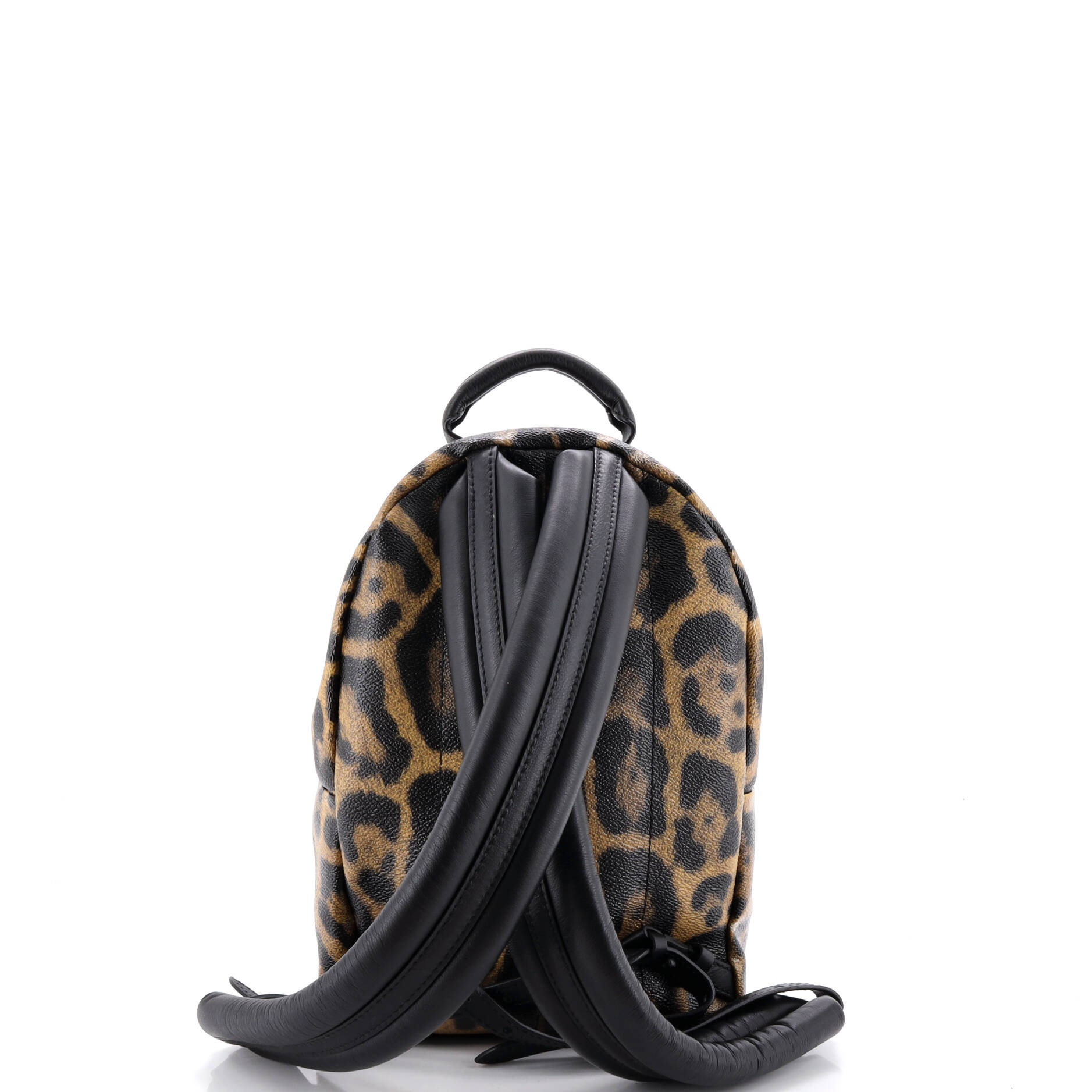 Palm Springs Backpack Wild Animal Print Canvas PM