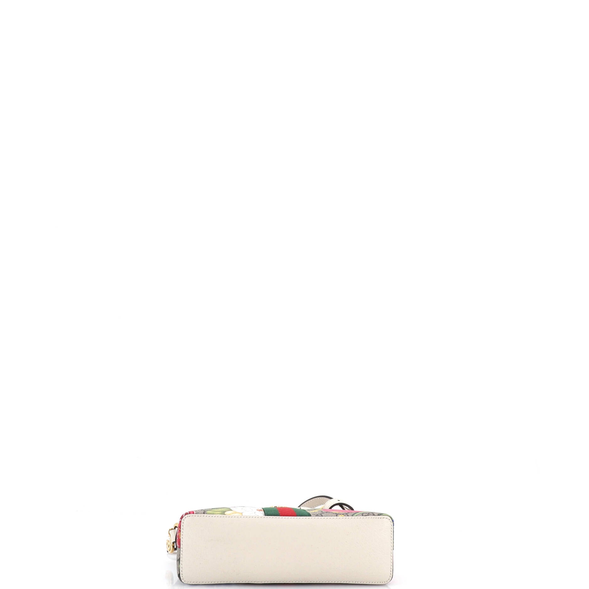 Ophidia Dome Shoulder Bag Flora GG Coated Canvas Small