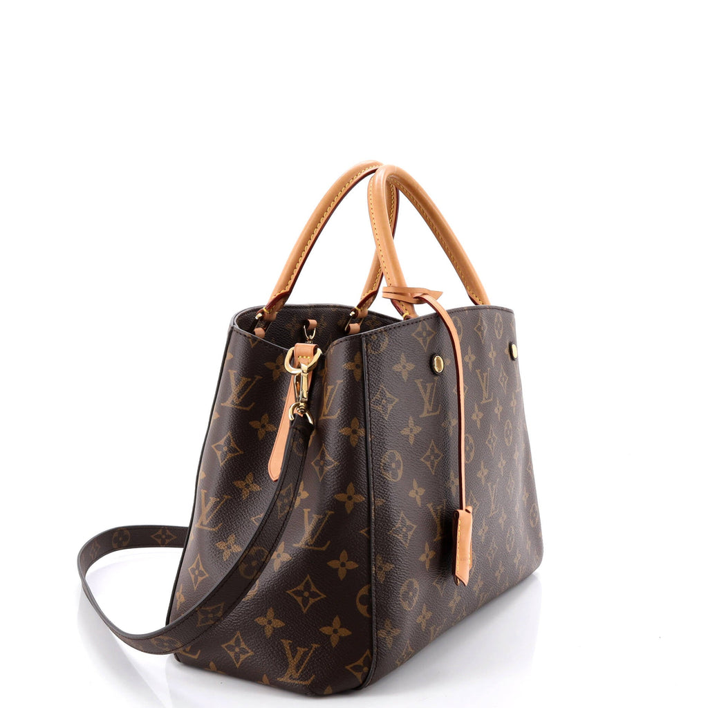 Montaigne Handbag Monogram Canvas MM