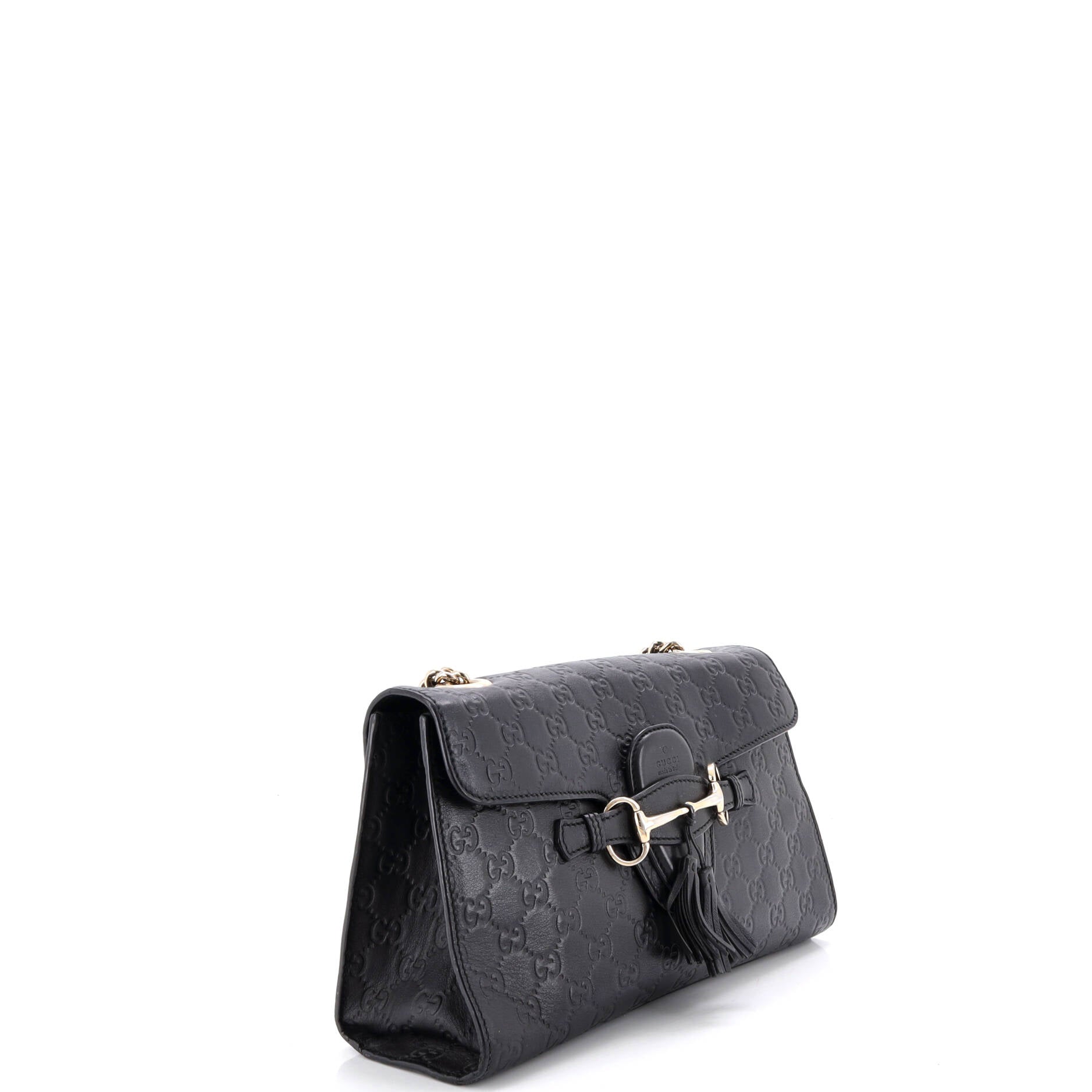 Emily Chain Flap Bag Microguccissima Leather Medium