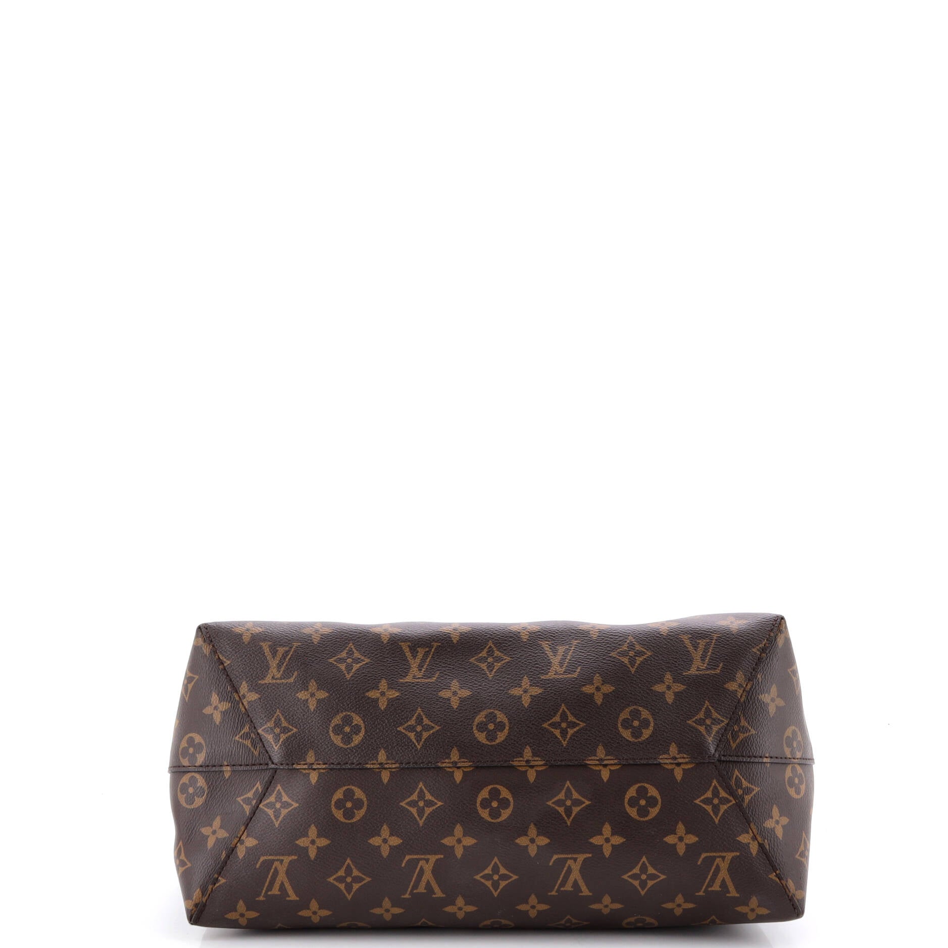 Flower Hobo Monogram Canvas with Leather