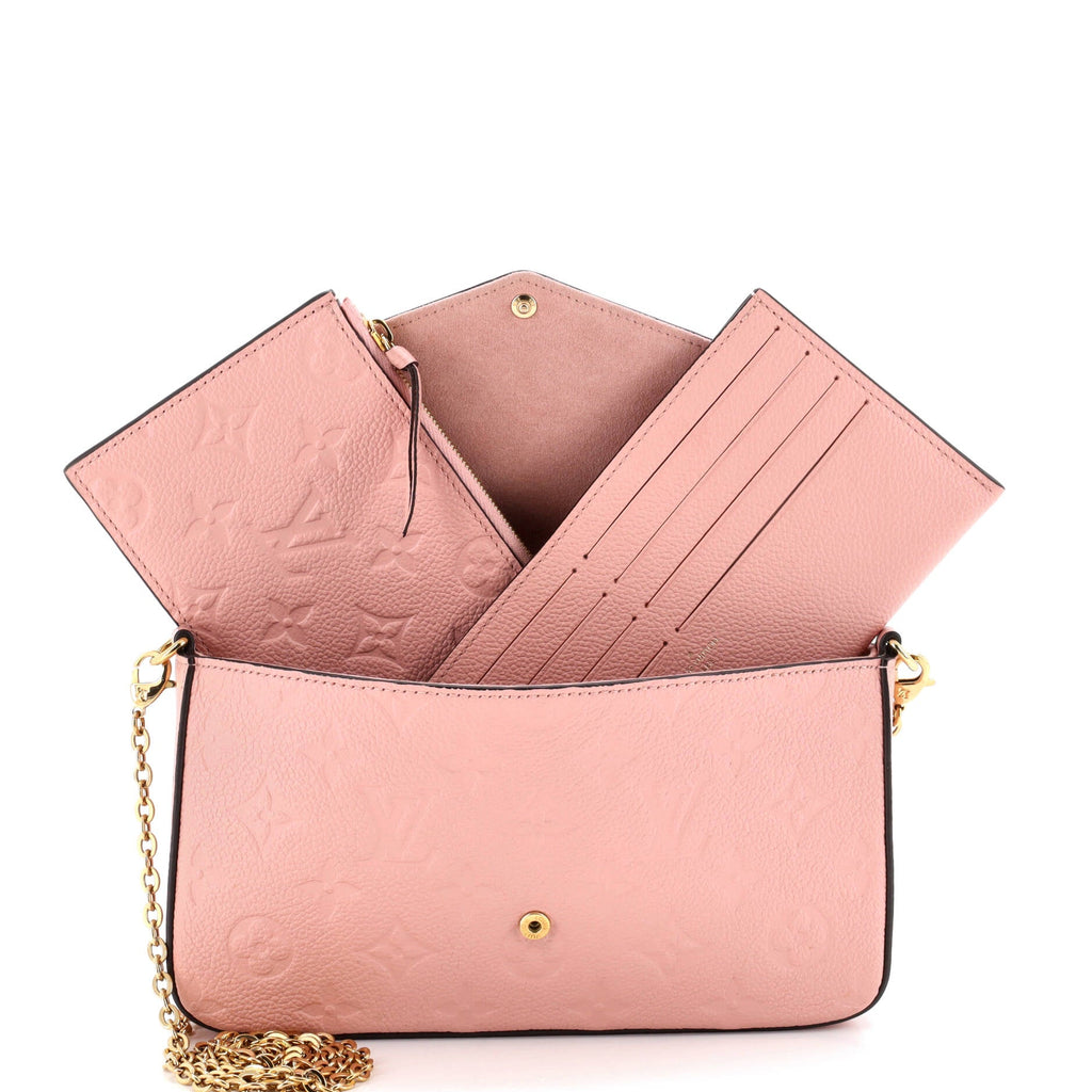 Felicie Pochette Monogram Empreinte Leather