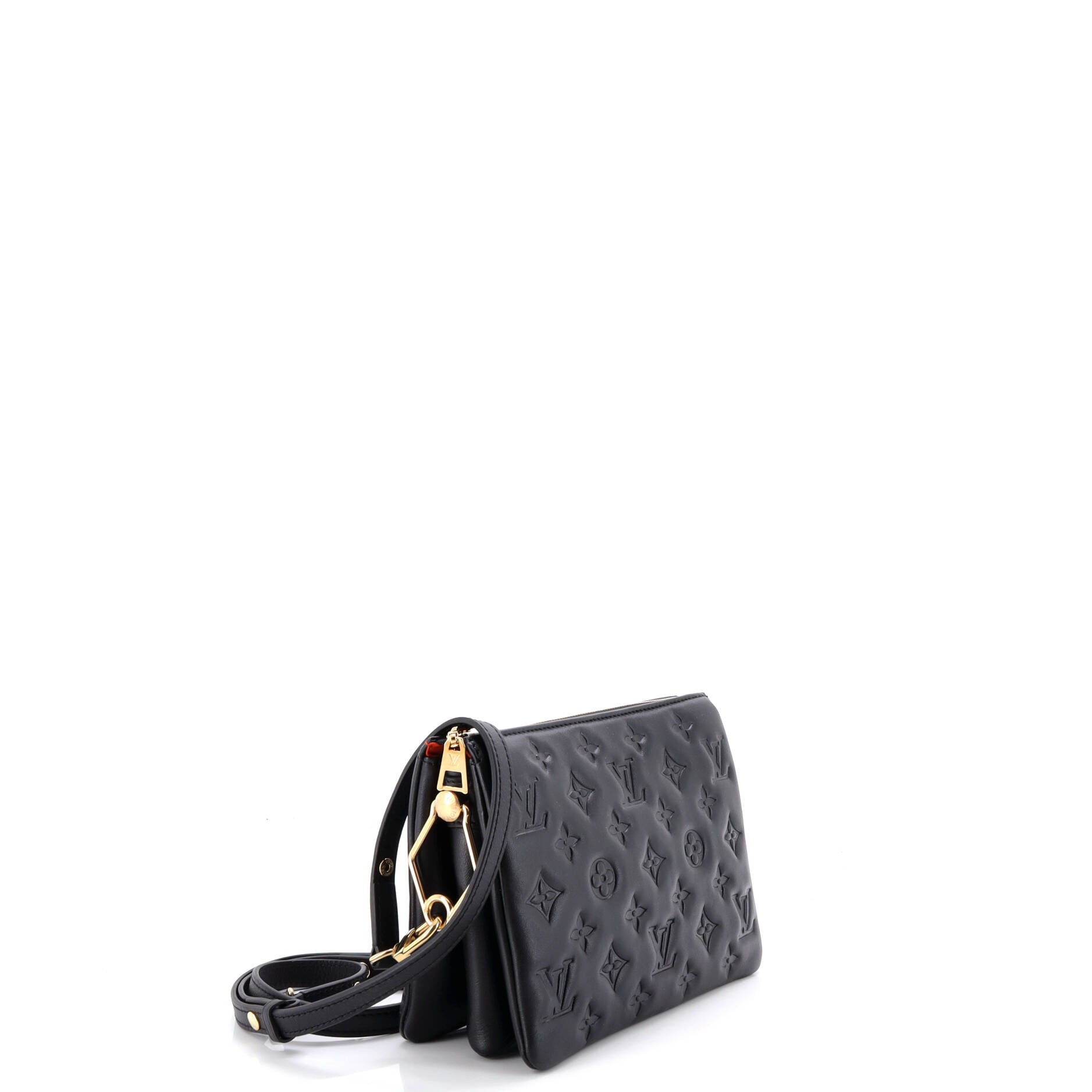 Coussin Bag Monogram Embossed Lambskin BB