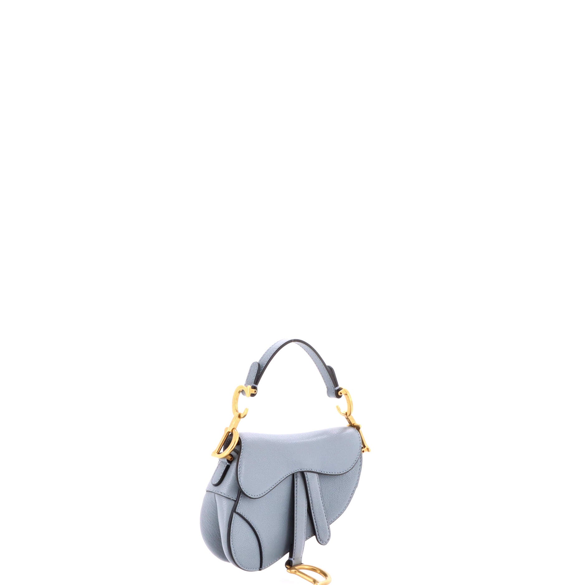 Saddle Handbag Leather Micro