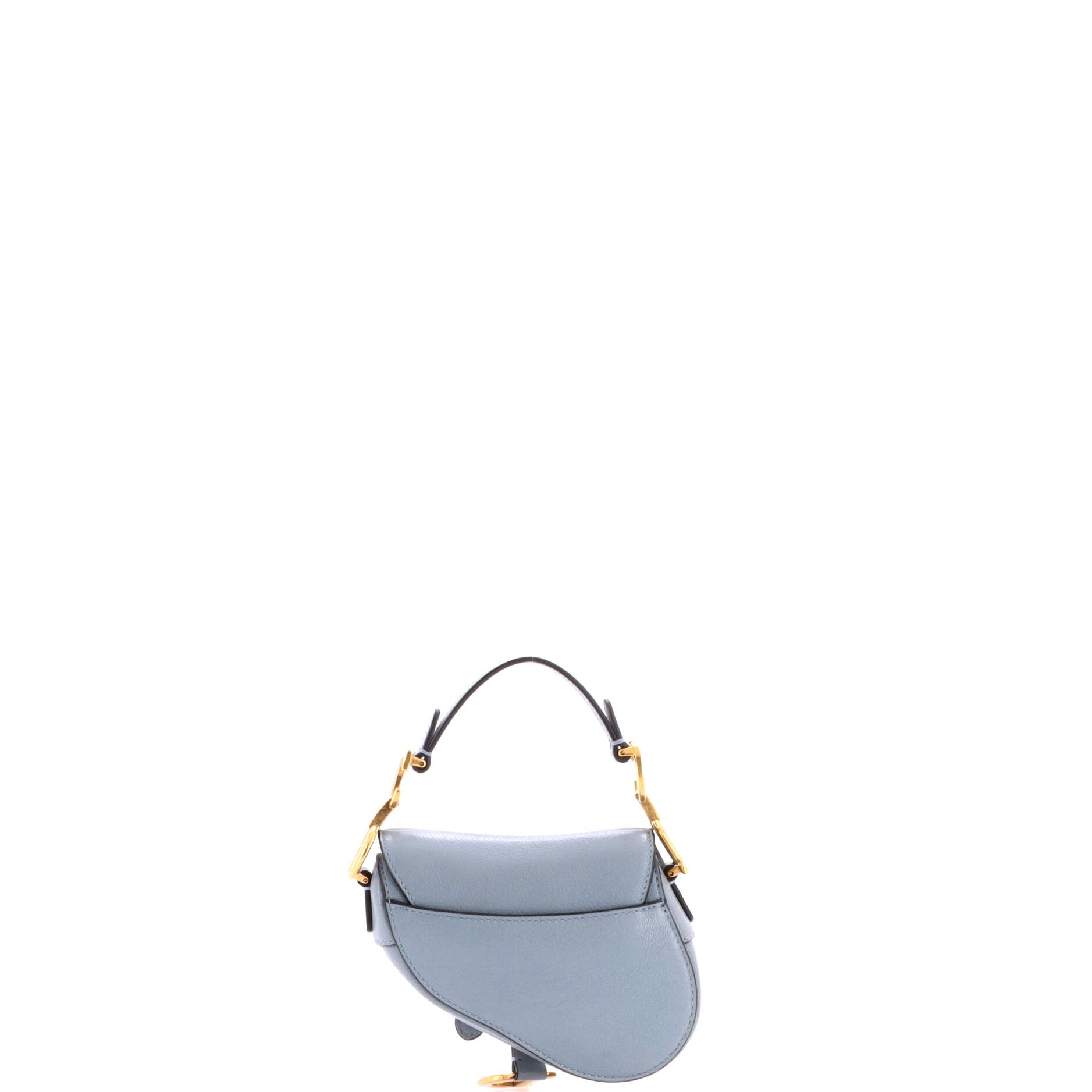 Saddle Handbag Leather Micro