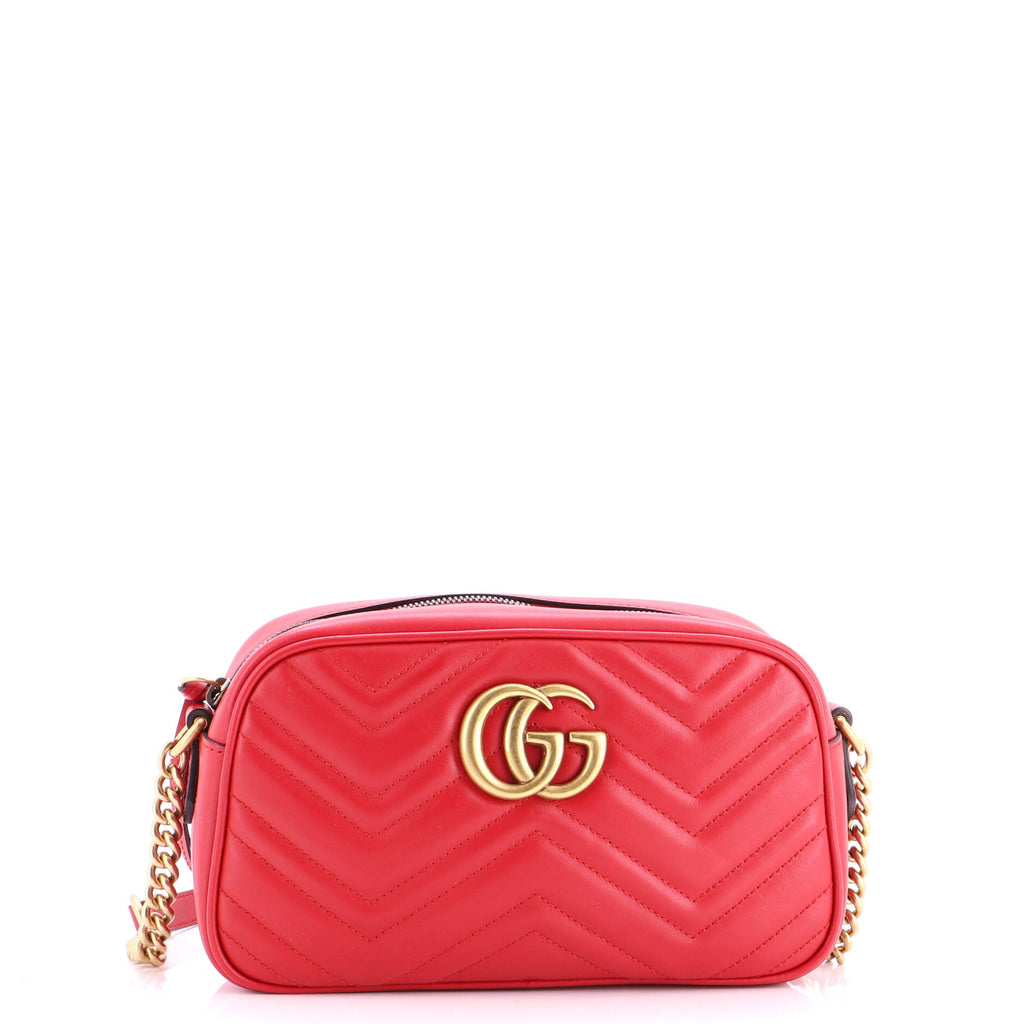 GG Marmont Shoulder Bag Matelasse Leather Small