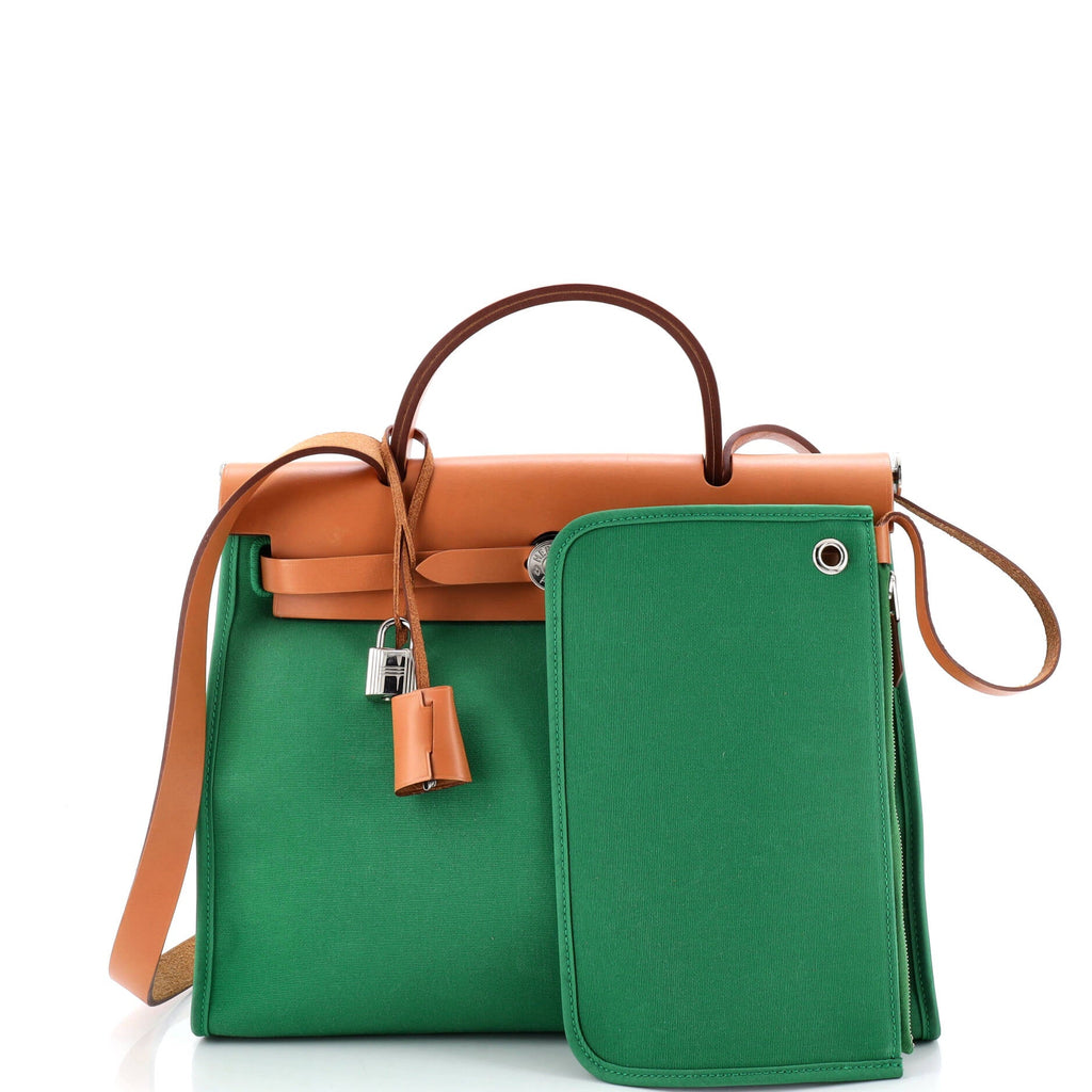 Herbag Zip Leather and Toile 31