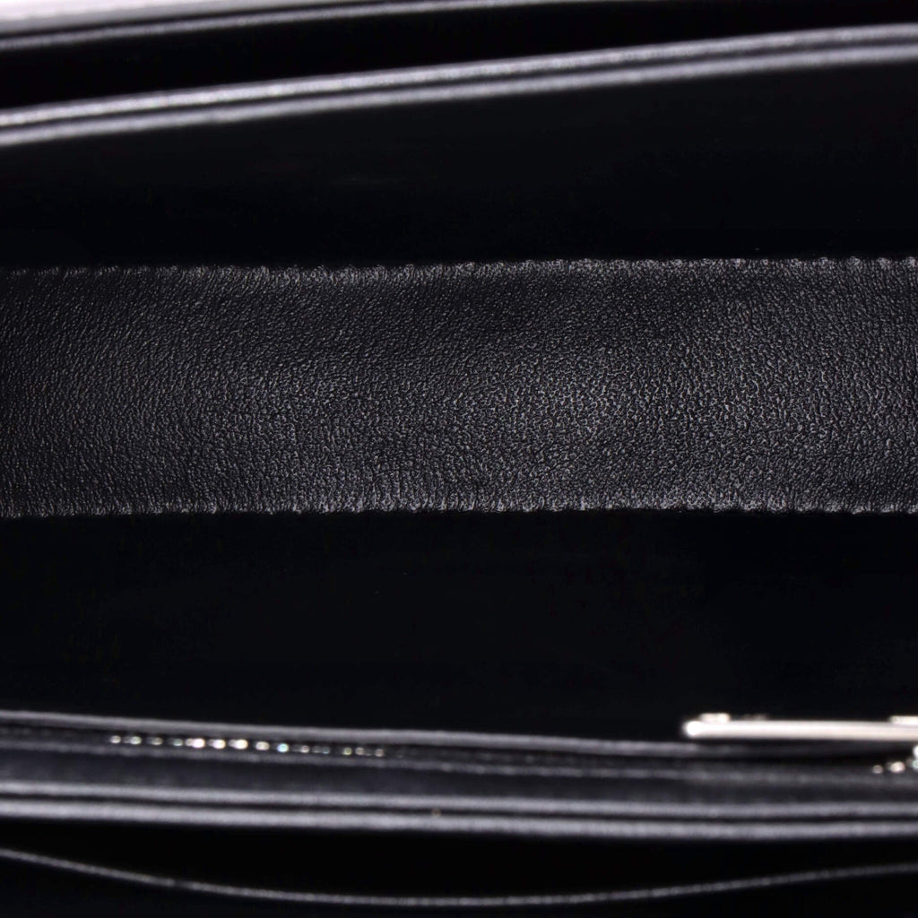 Triomphe Besace Clea Chain Flap Bag Leather
