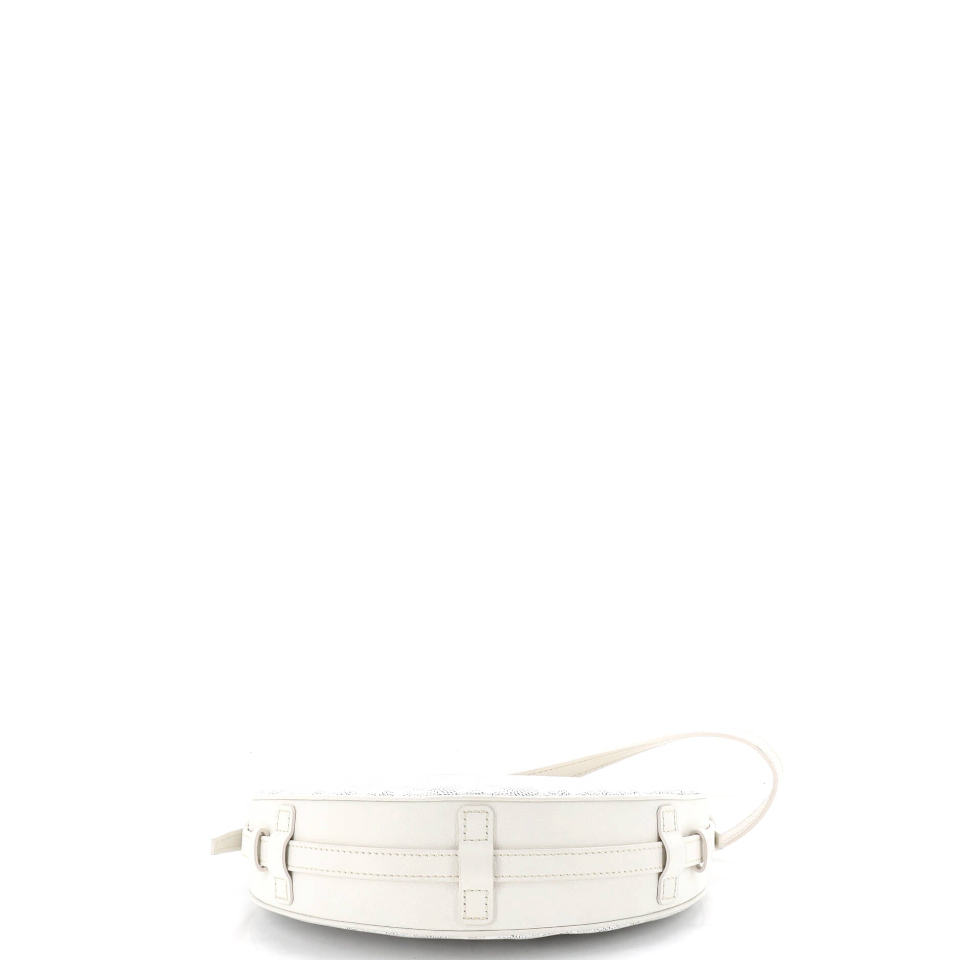 Hirondelle Shoulder Bag Coated Canvas and Leather