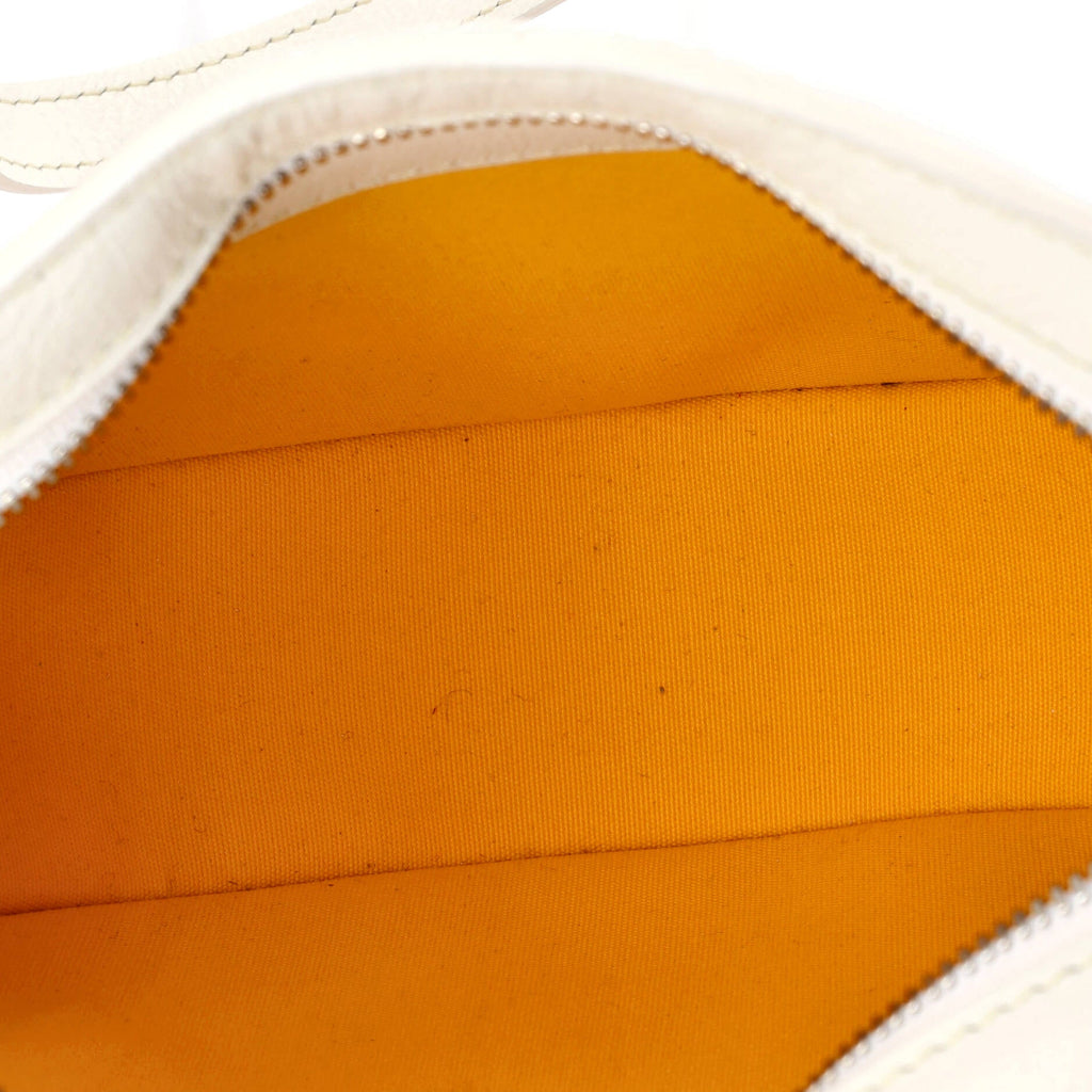 Hirondelle Shoulder Bag Coated Canvas and Leather