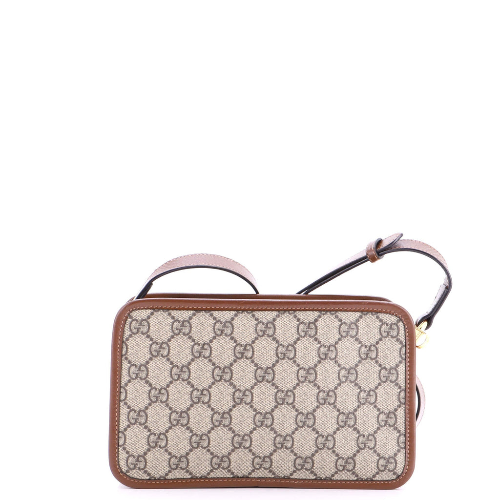 Interlocking G Patch Camera Bag GG Coated Canvas Mini