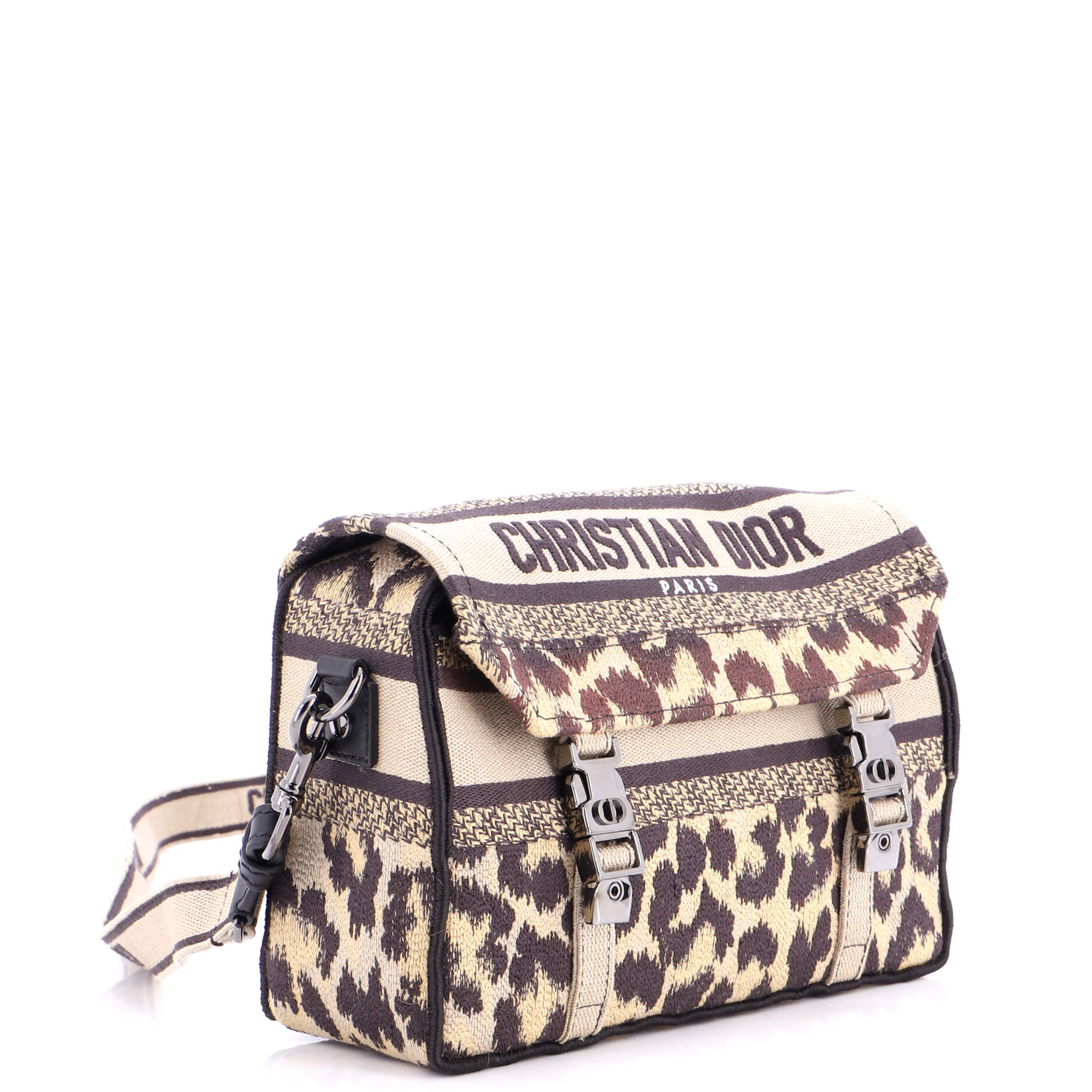 Diorcamp Messenger Bag Embroidered Canvas Small