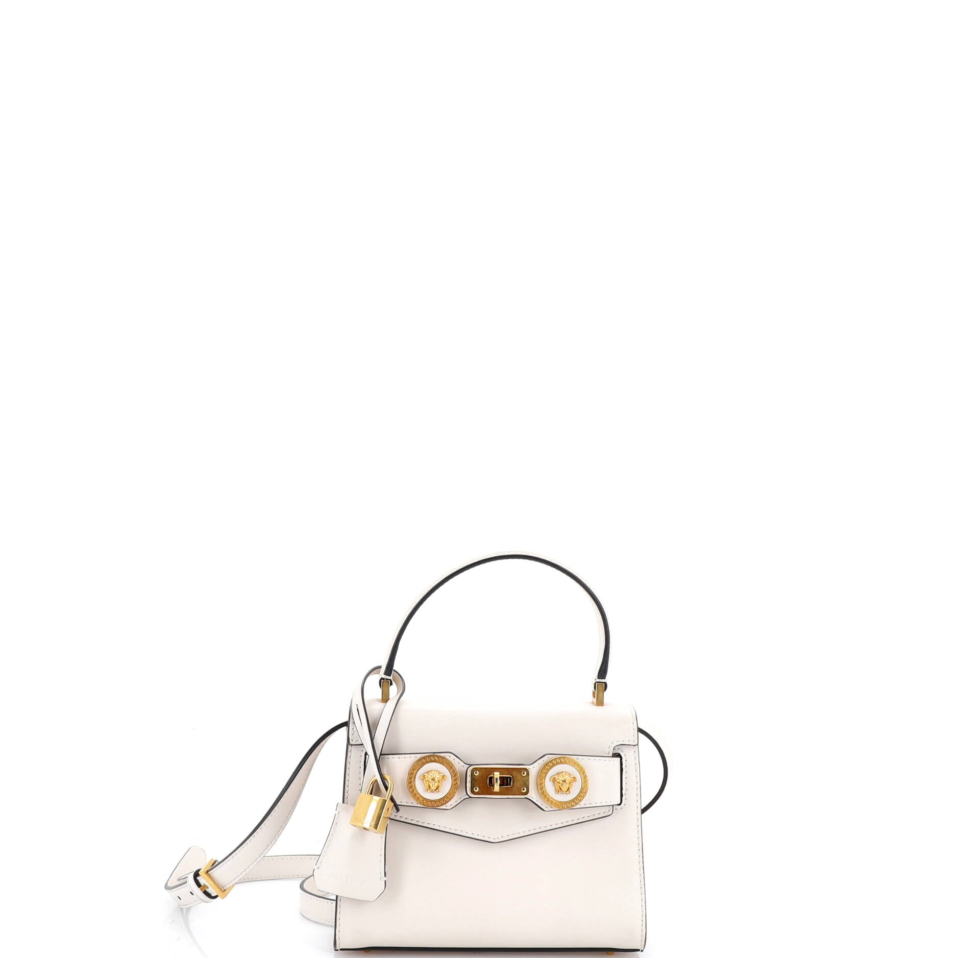Icon Convertible Top Handle Bag Leather Mini