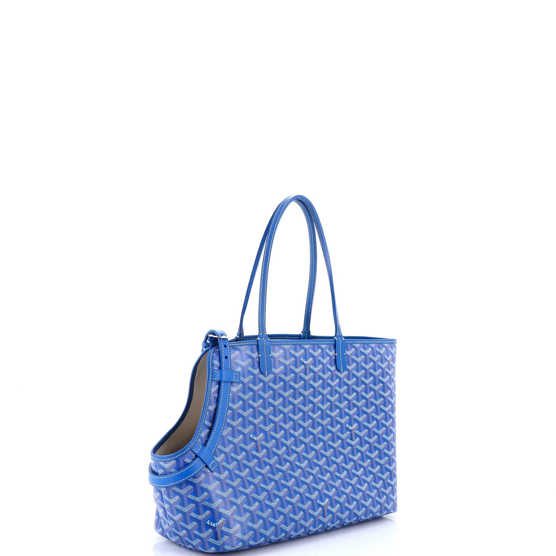 Chien Gris Pet Carrier Tote Coated Canvas