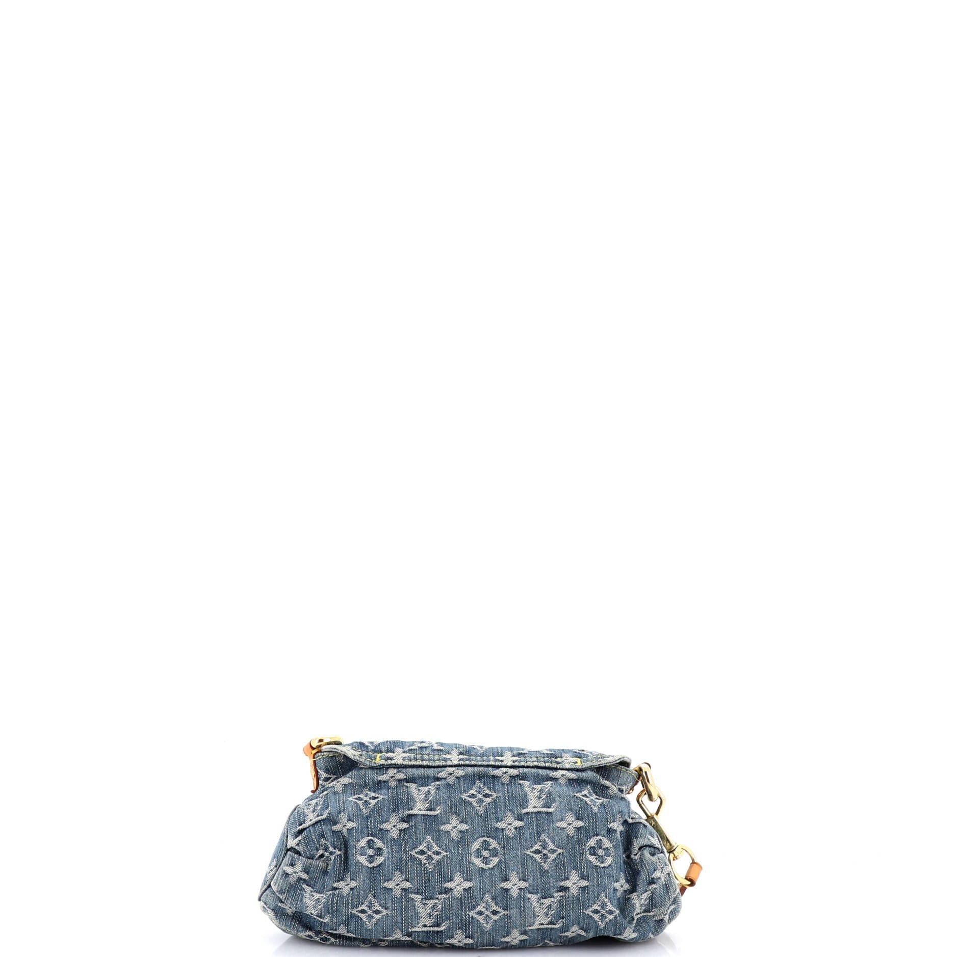 Pleaty Handbag Denim Mini