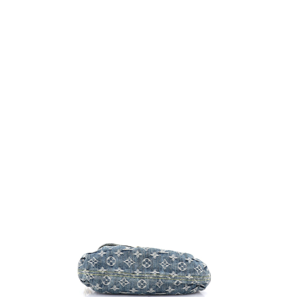 Pleaty Handbag Denim Mini
