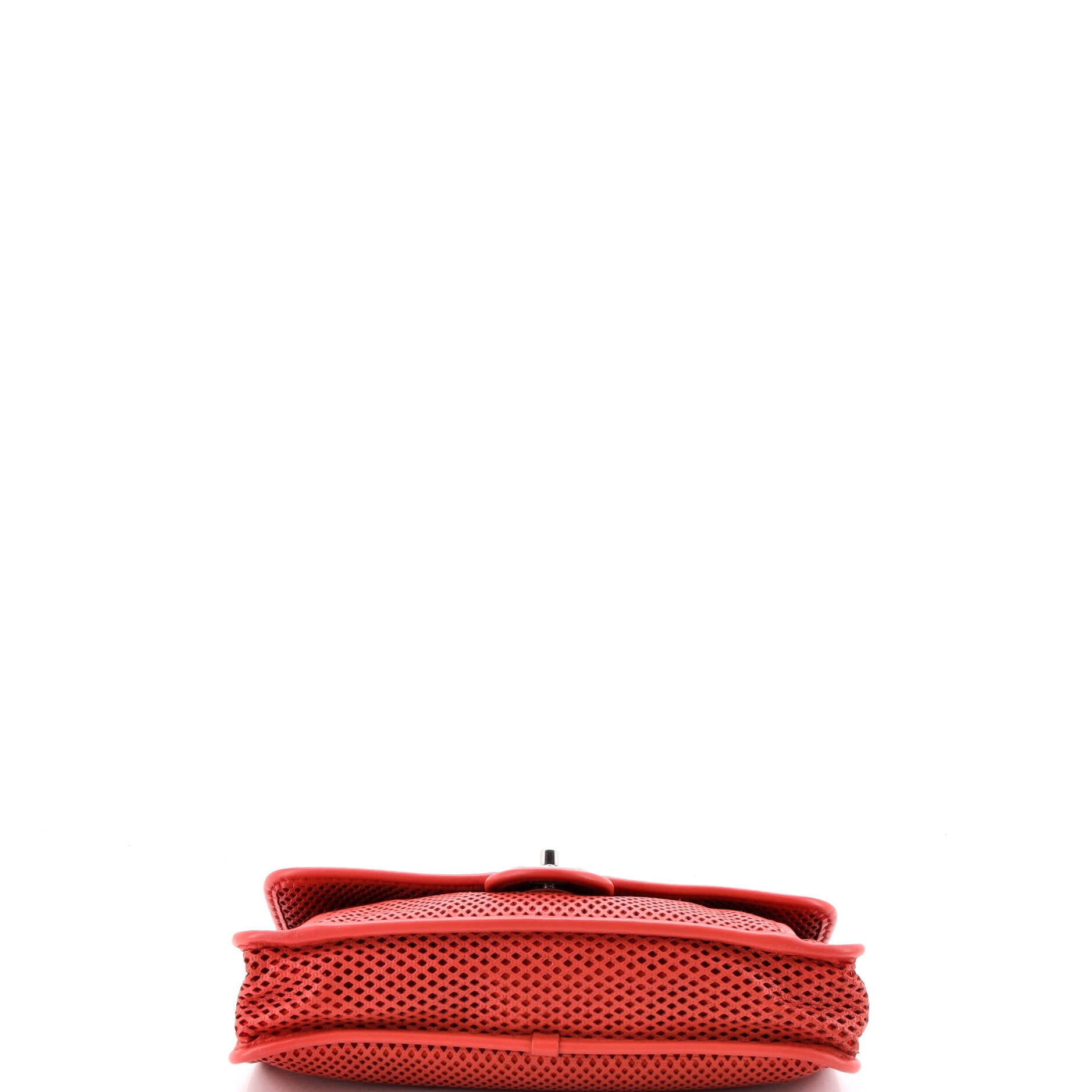 Up In The Air Flap Bag Perforated Leather Medium