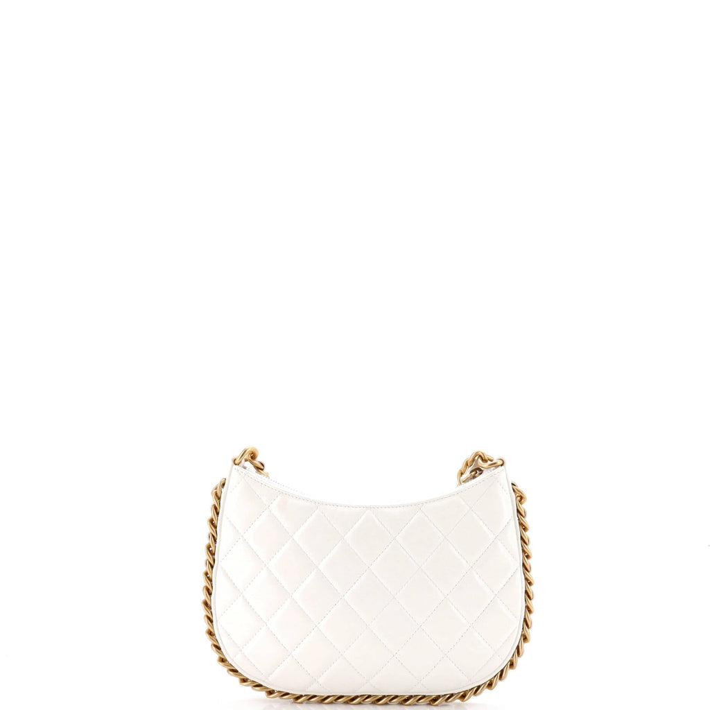 CC Chain Around Hobo Quilted Lambskin