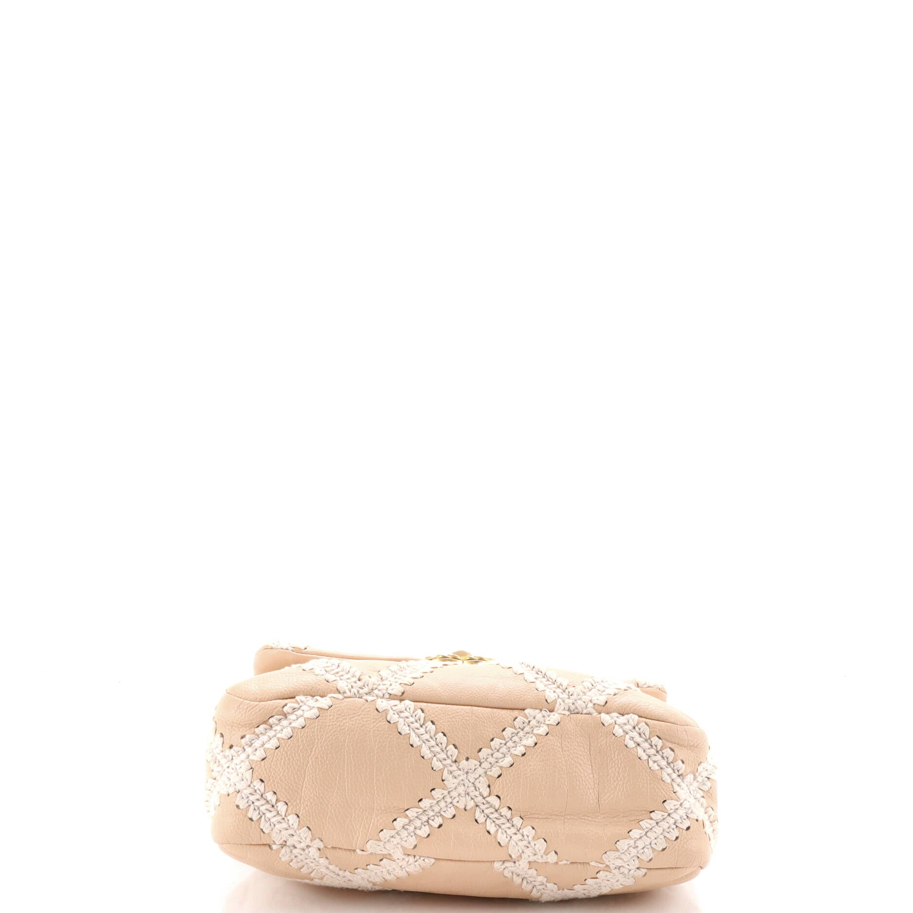 19 Flap Bag Crochet Quilted Calfskin Medium