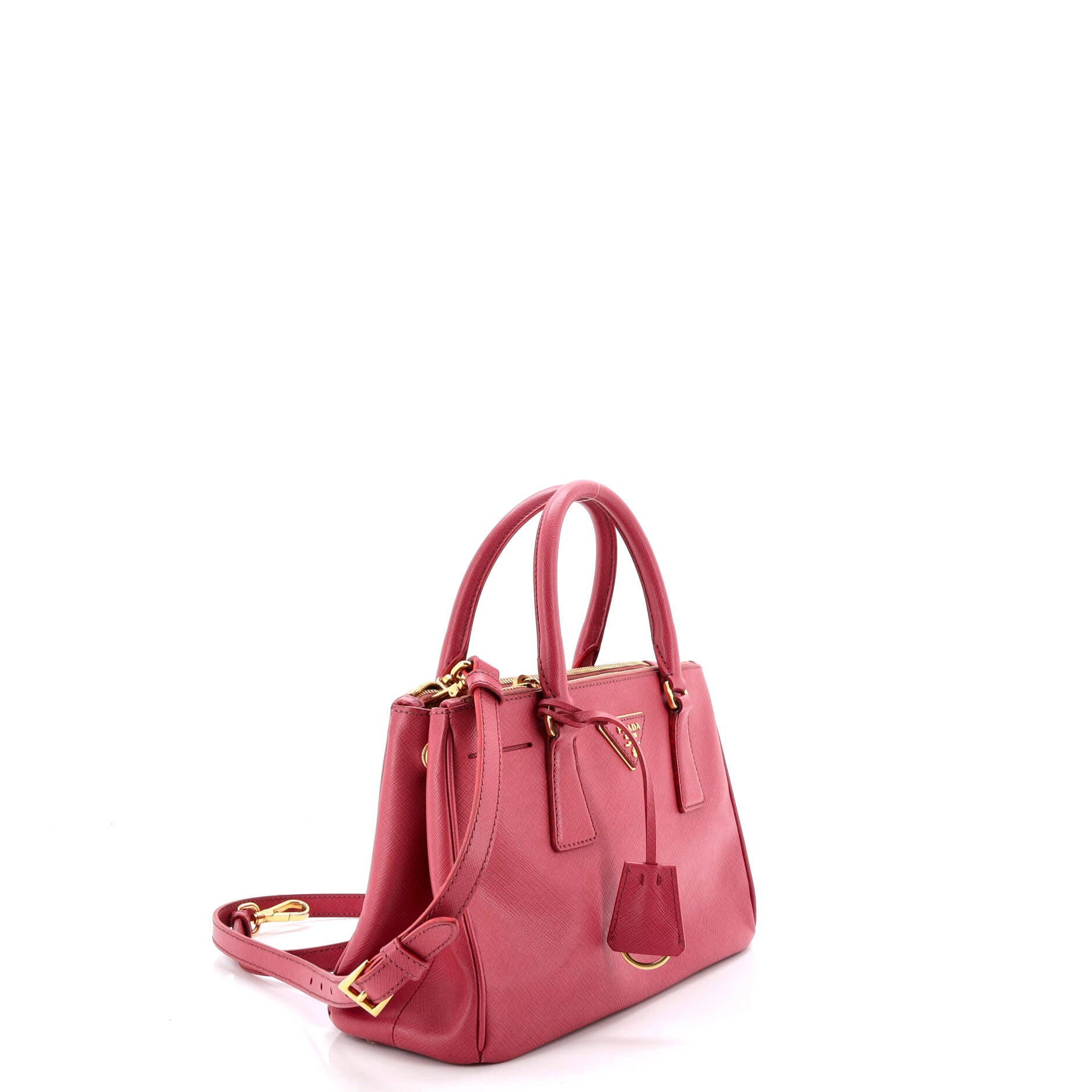 Galleria Double Zip Tote Saffiano Leather Small