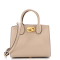 Studio Top Handle Box Bag Leather Small