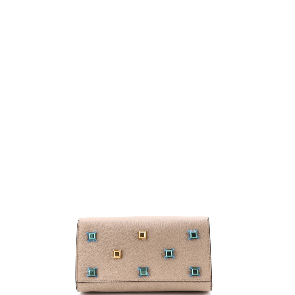 Studio Top Handle Box Bag Leather Small