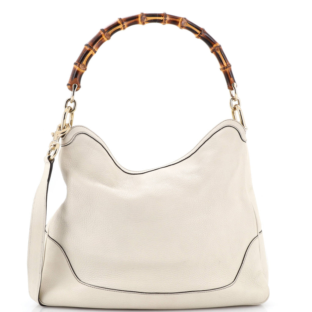 Diana Bamboo Shoulder Bag Leather Medium