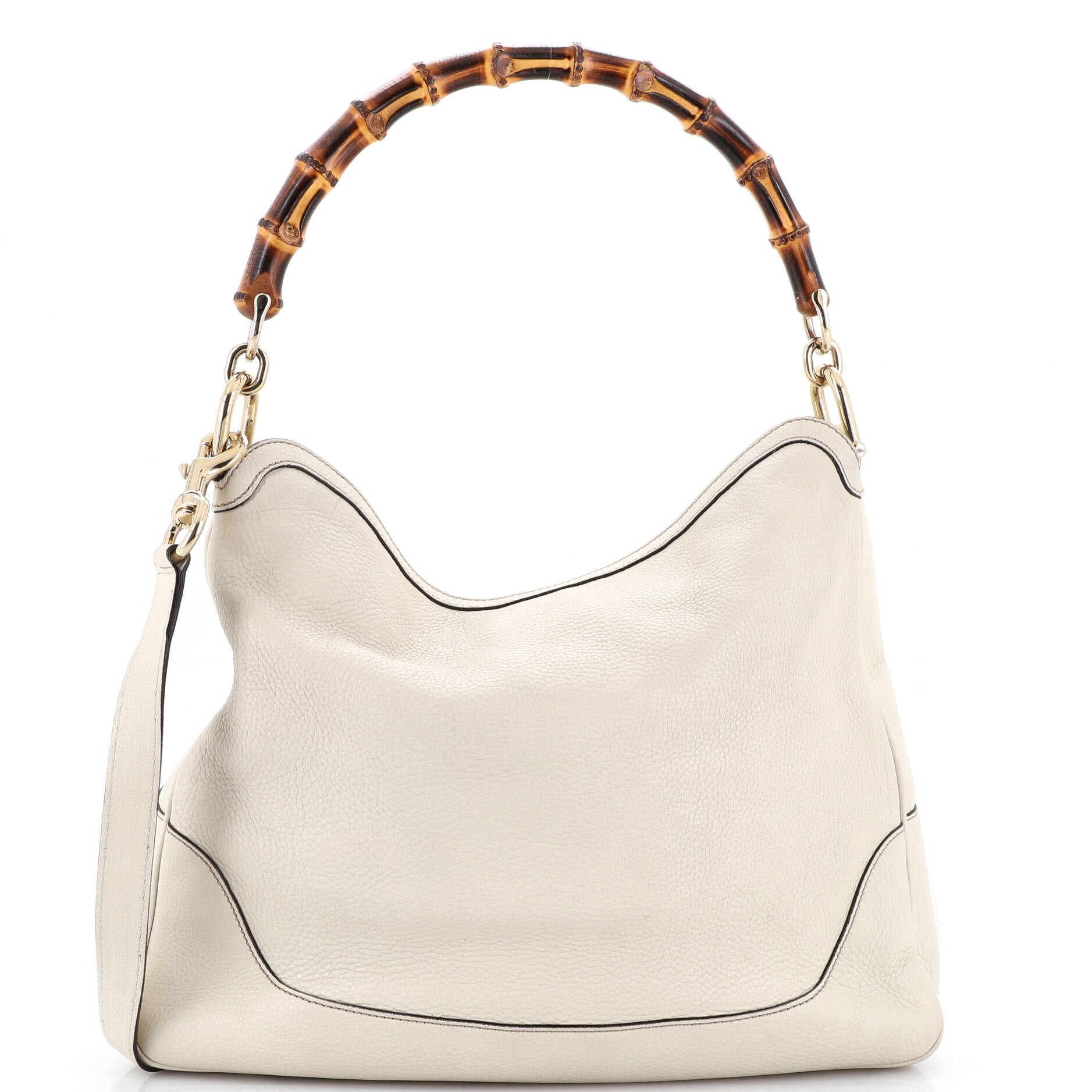 Diana Bamboo Shoulder Bag Leather Medium