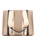 Woody Tote Canvas with Leather Medium
