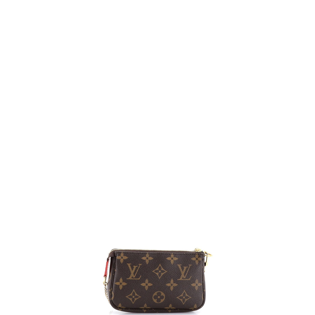 Pochette Accessoires Limited Edition Vivienne Xmas Monogram Canvas Mini
