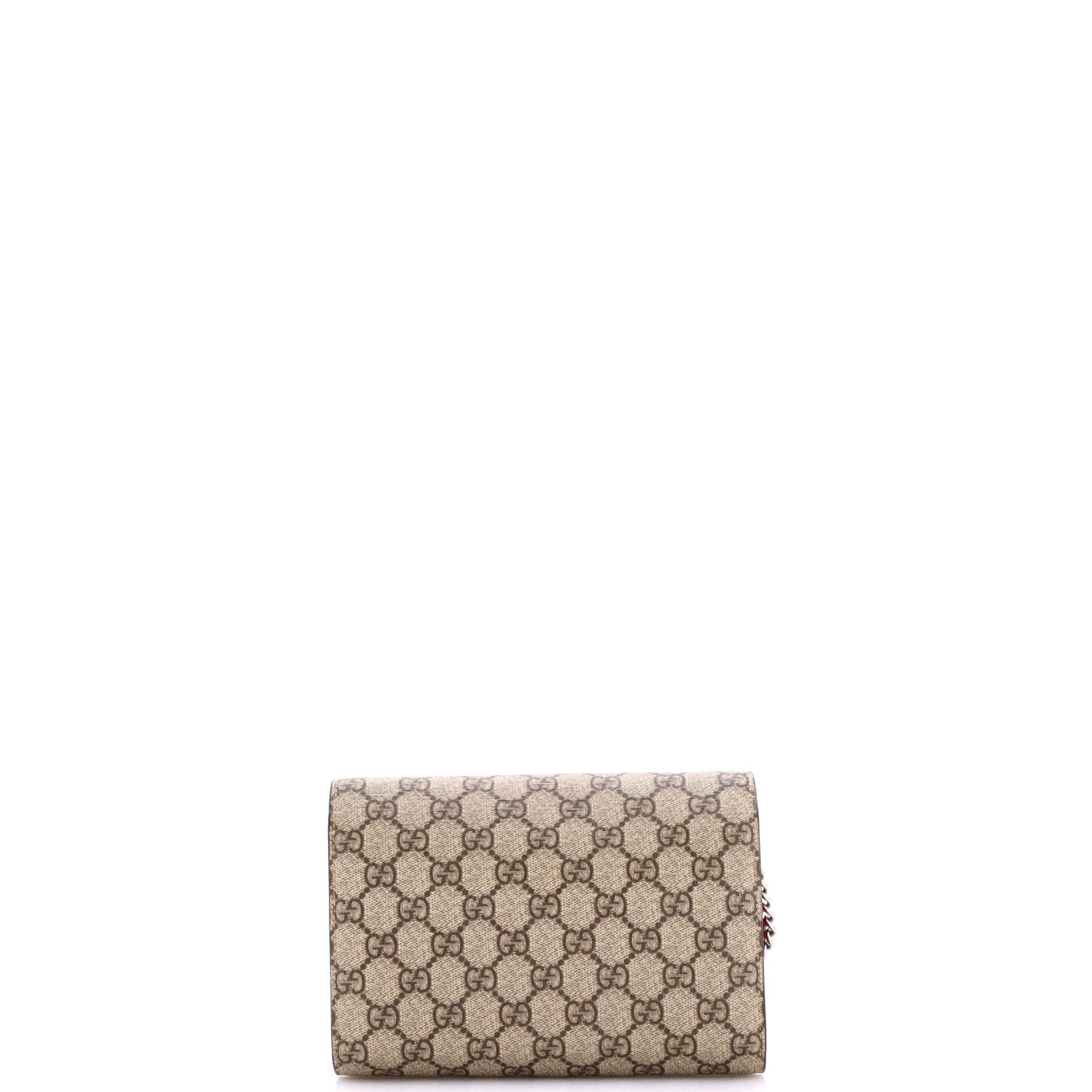 Dionysus Chain Wallet GG Coated Canvas Small