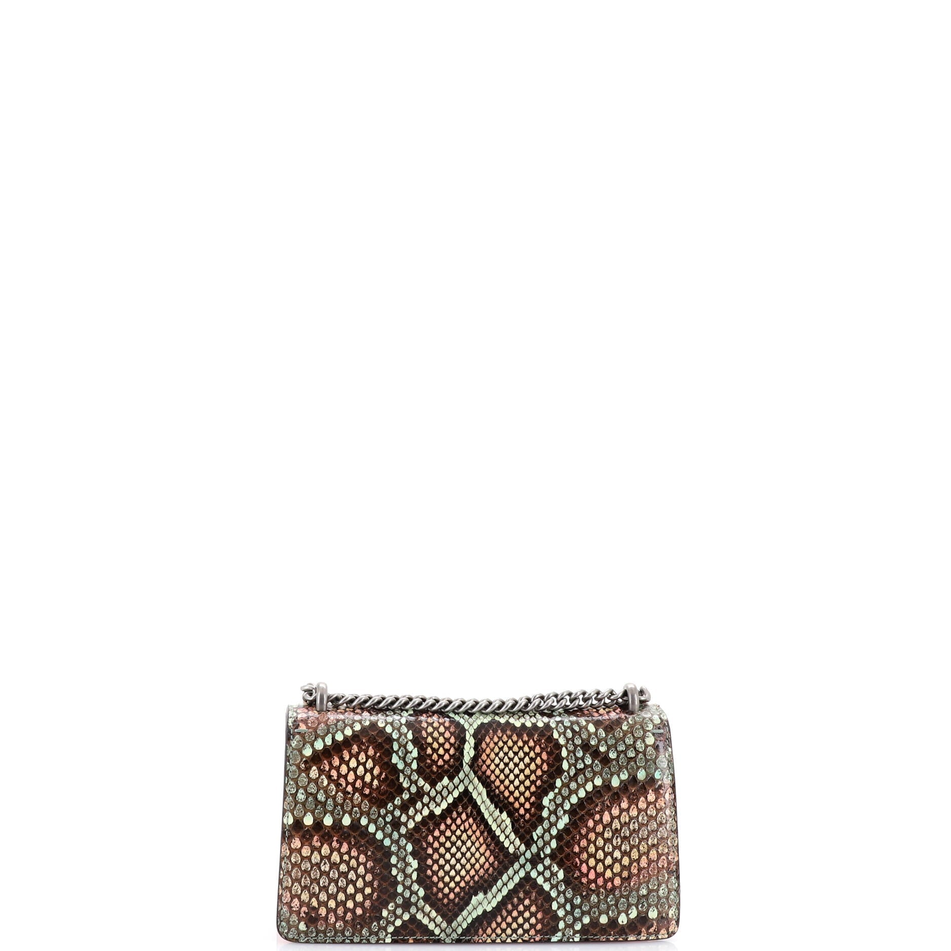 Dionysus Bag Python with Ostrich and Leather Small