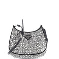 Cleo Shoulder Bag Crystal Embellished Satin Small