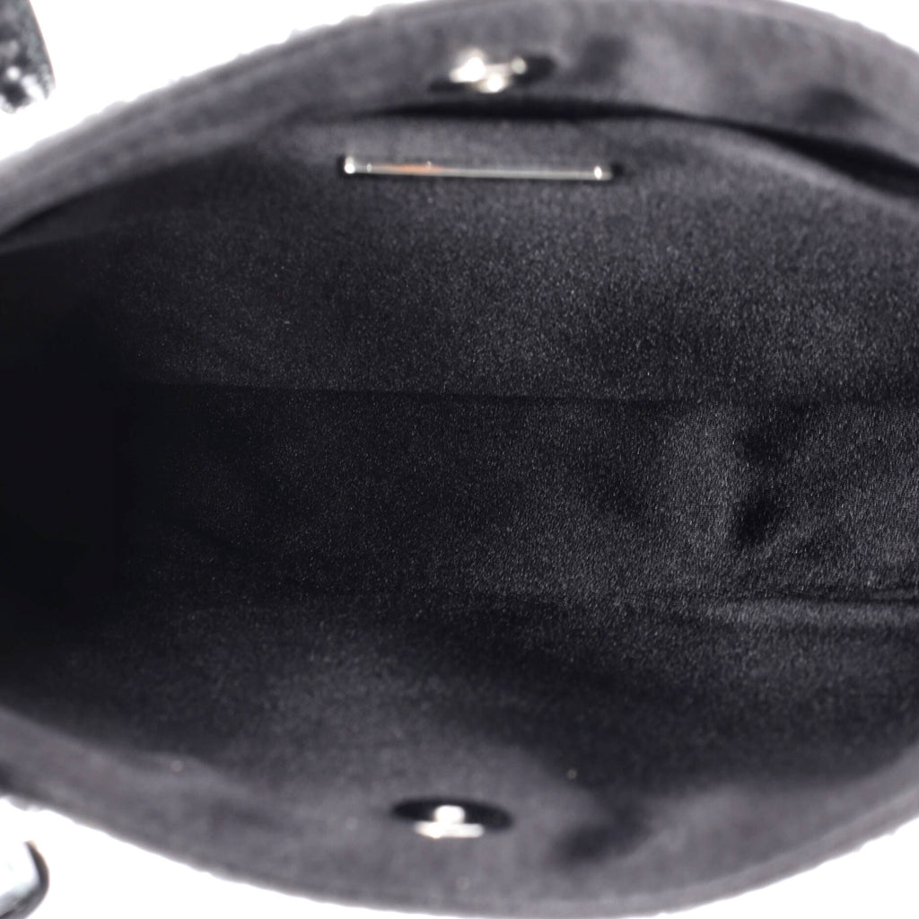 Cleo Shoulder Bag Crystal Embellished Satin Small