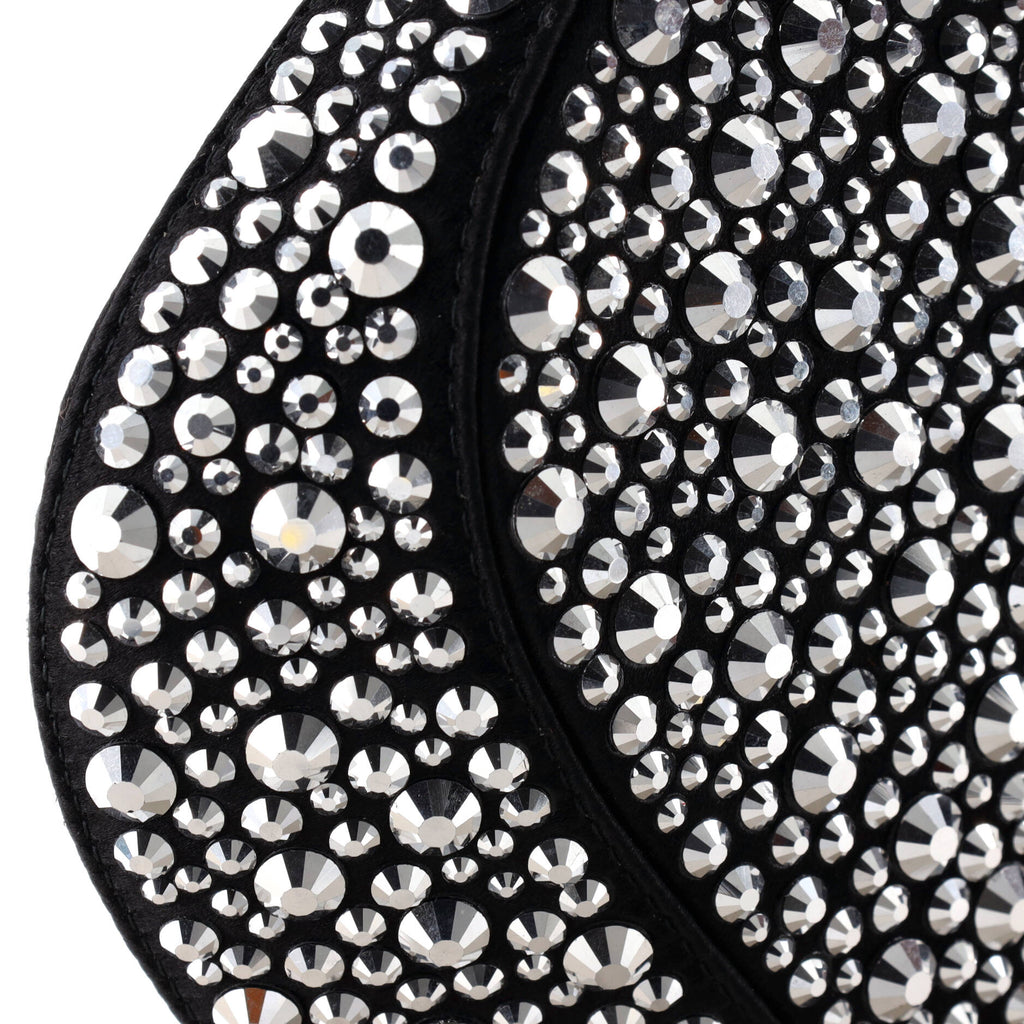 Cleo Shoulder Bag Crystal Embellished Satin Small