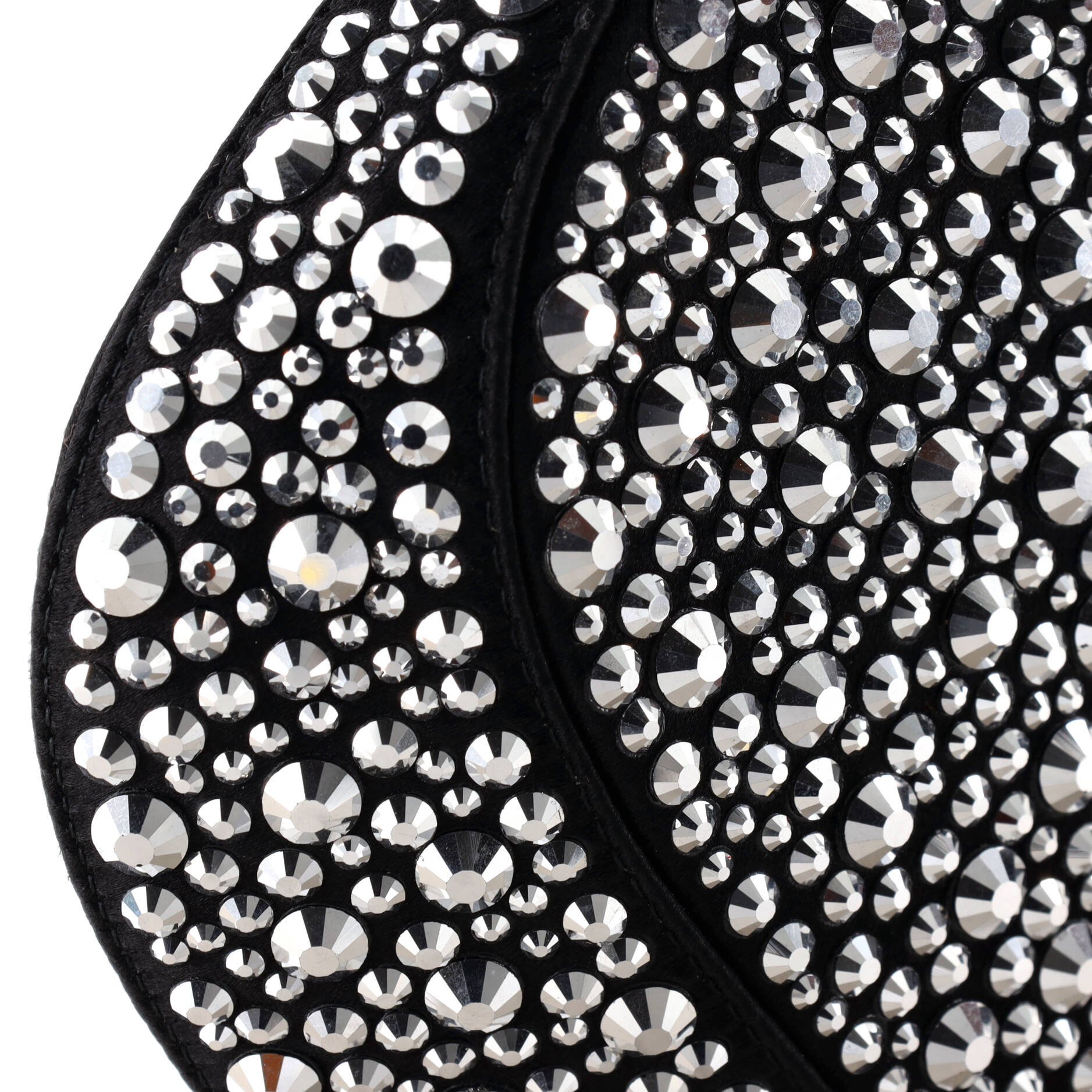 Cleo Shoulder Bag Crystal Embellished Satin Small