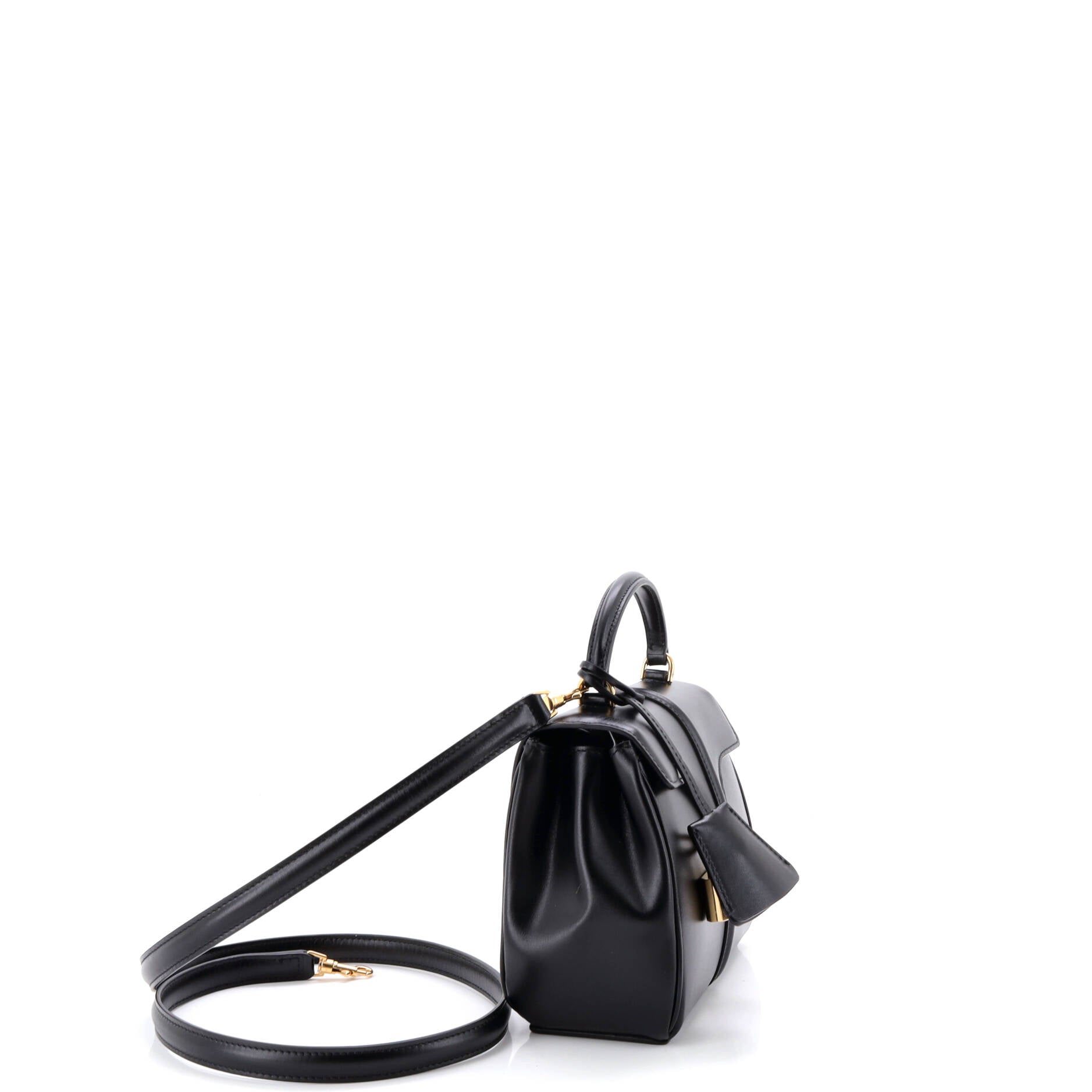 16 Top Handle Bag Smooth Calfskin Mini