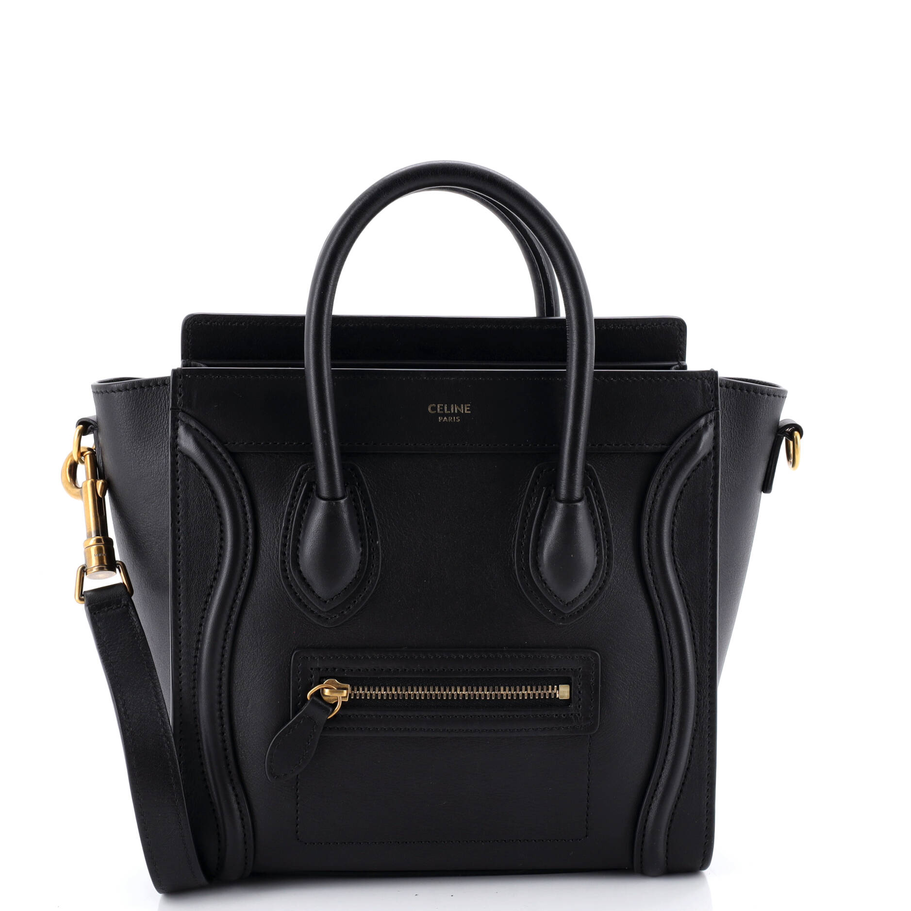 Luggage Bag Smooth Leather Nano