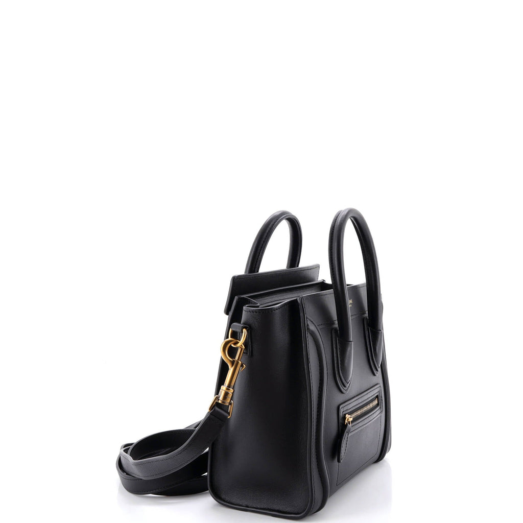 Luggage Bag Smooth Leather Nano
