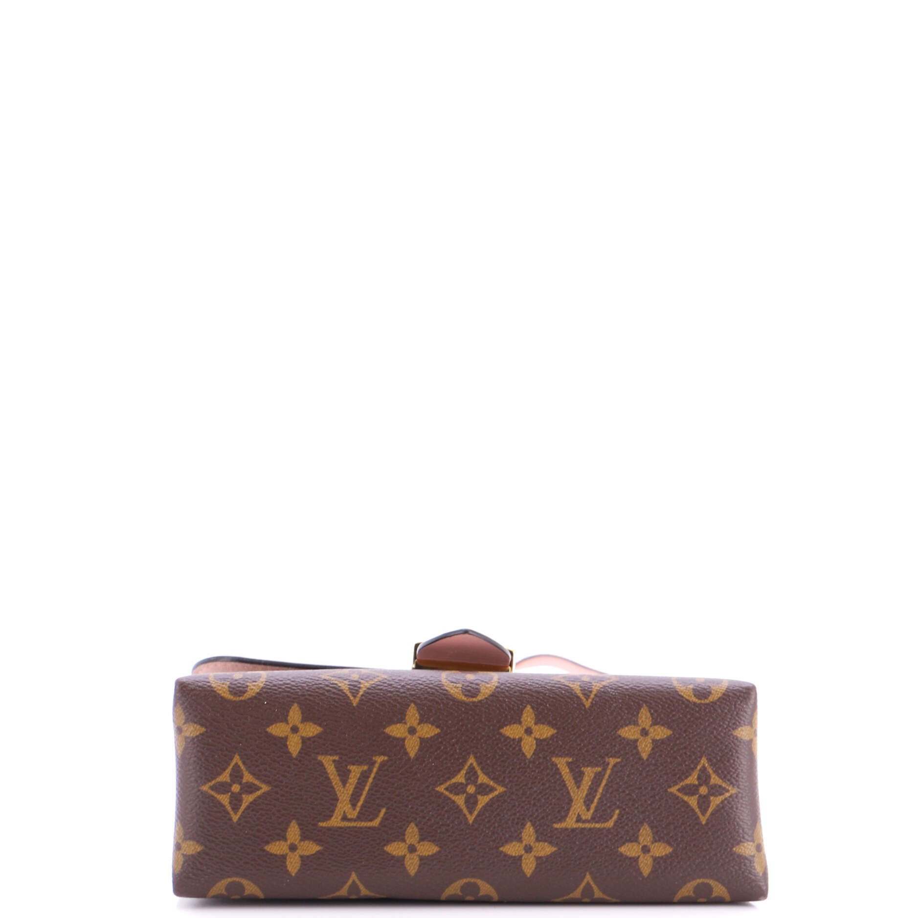 Locky Handbag Monogram Canvas with Leather BB