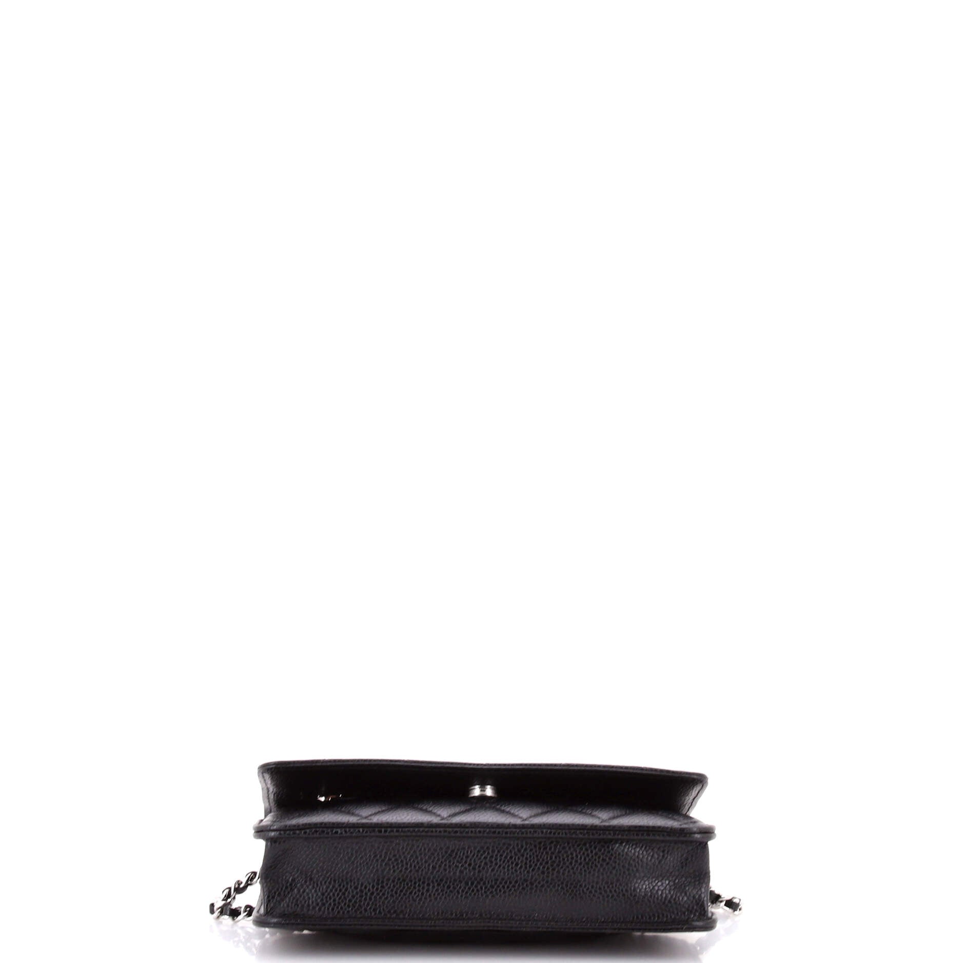 Wallet on Chain Quilted Caviar