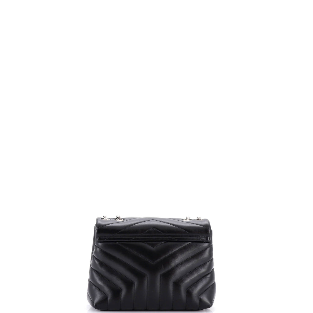 Loulou Shoulder Bag Matelasse Chevron Leather Small