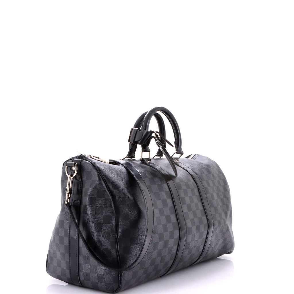 Keepall Bandouliere Bag Damier Graphite 45