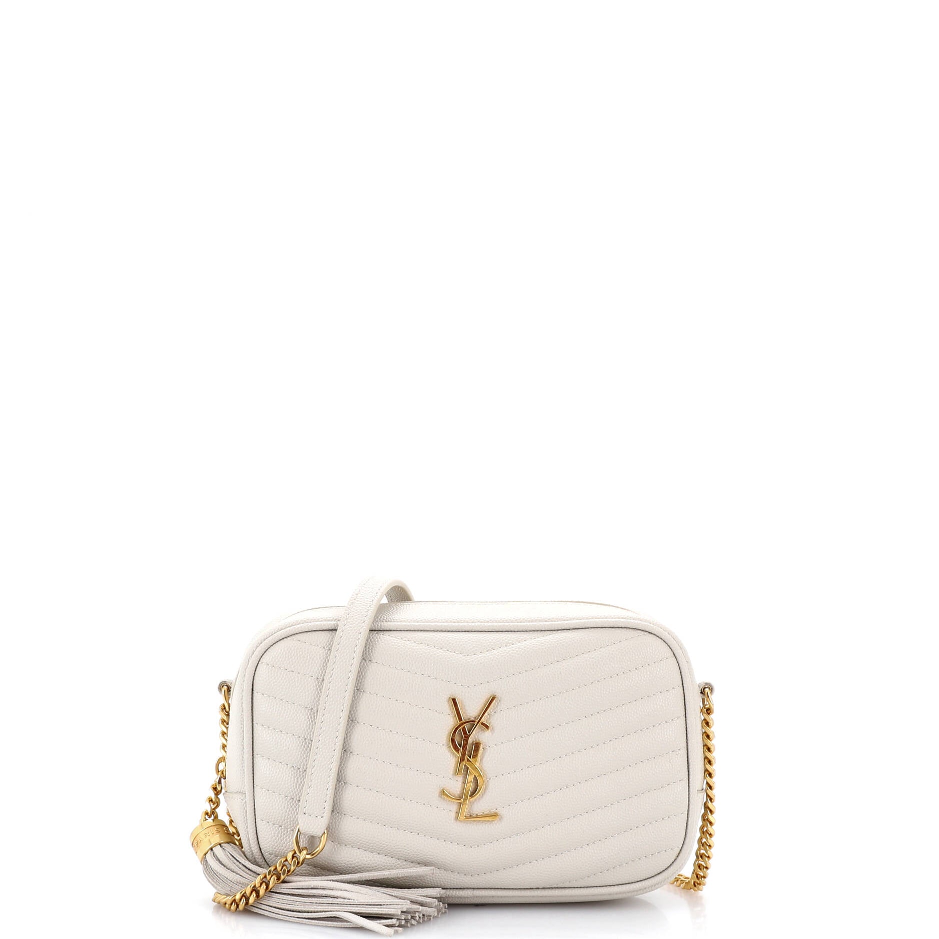 Lou Camera Bag Matelasse Chevron Leather Mini