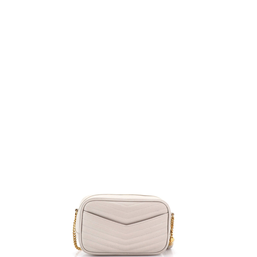 Lou Camera Bag Matelasse Chevron Leather Mini